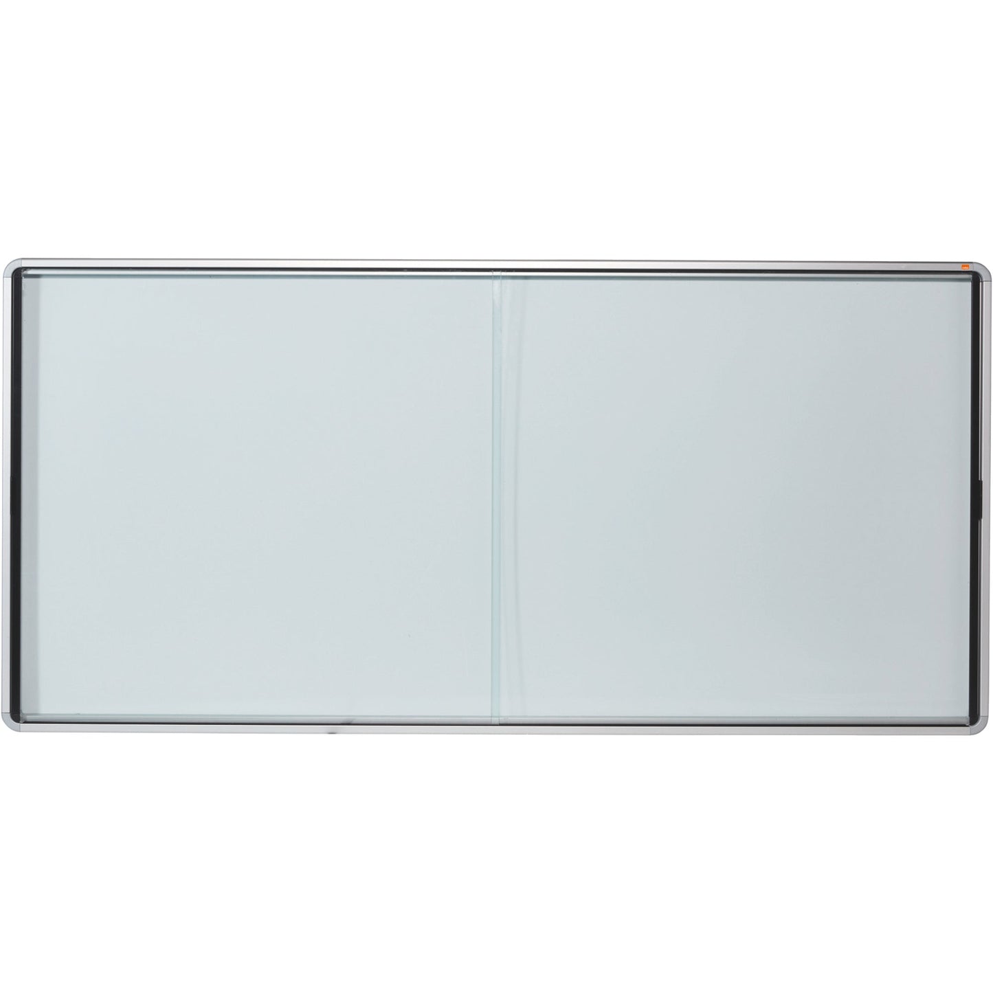 Nobo® Schaukasten Innenbereich 199 x 96,7 x 6,3 cm (B x H x T) 27 x DIN A4 mit Schloss Aluminium silber