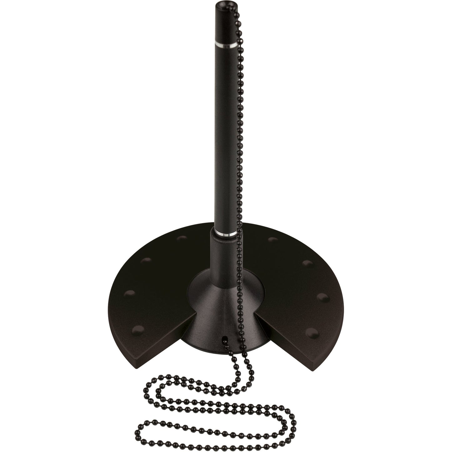 helit Kugelschreiberständer the base 10,1 x 15,5 cm (Ø x H) schwarz Polystyrol schwarz/schwarz