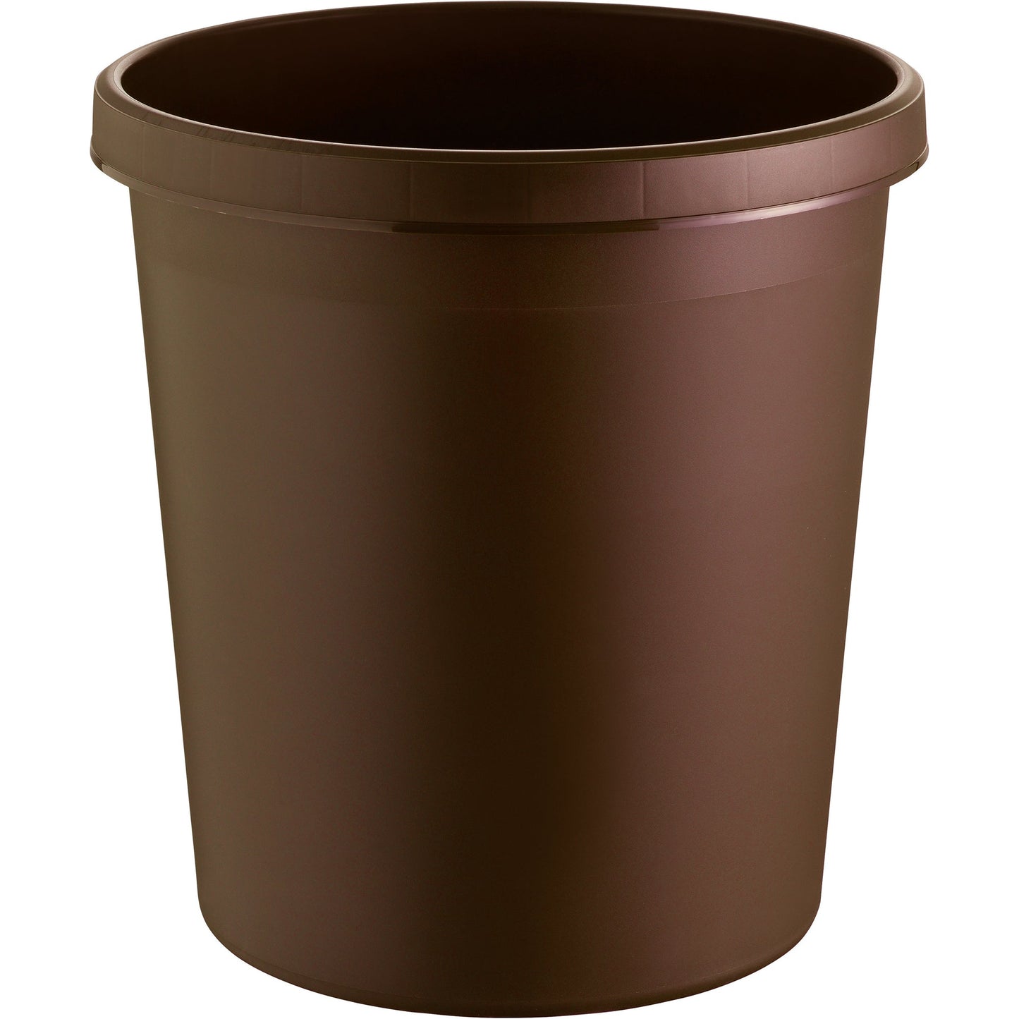 helit Papierkorb the german 31,5 x 33,1 cm (Ø x H) Polypropylen Farbe: braun 1 Sortierfach