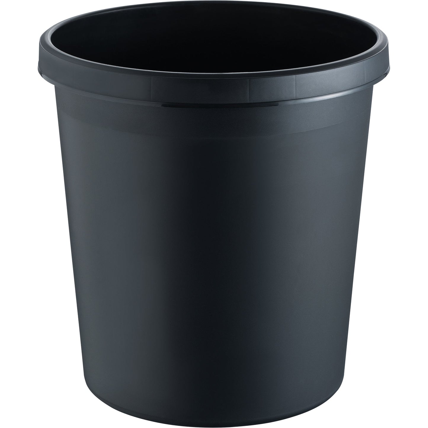 helit Papierkorb the german 35 x 41 cm (Ø x H) Polyethylen Farbe: schwarz 1 Sortierfach