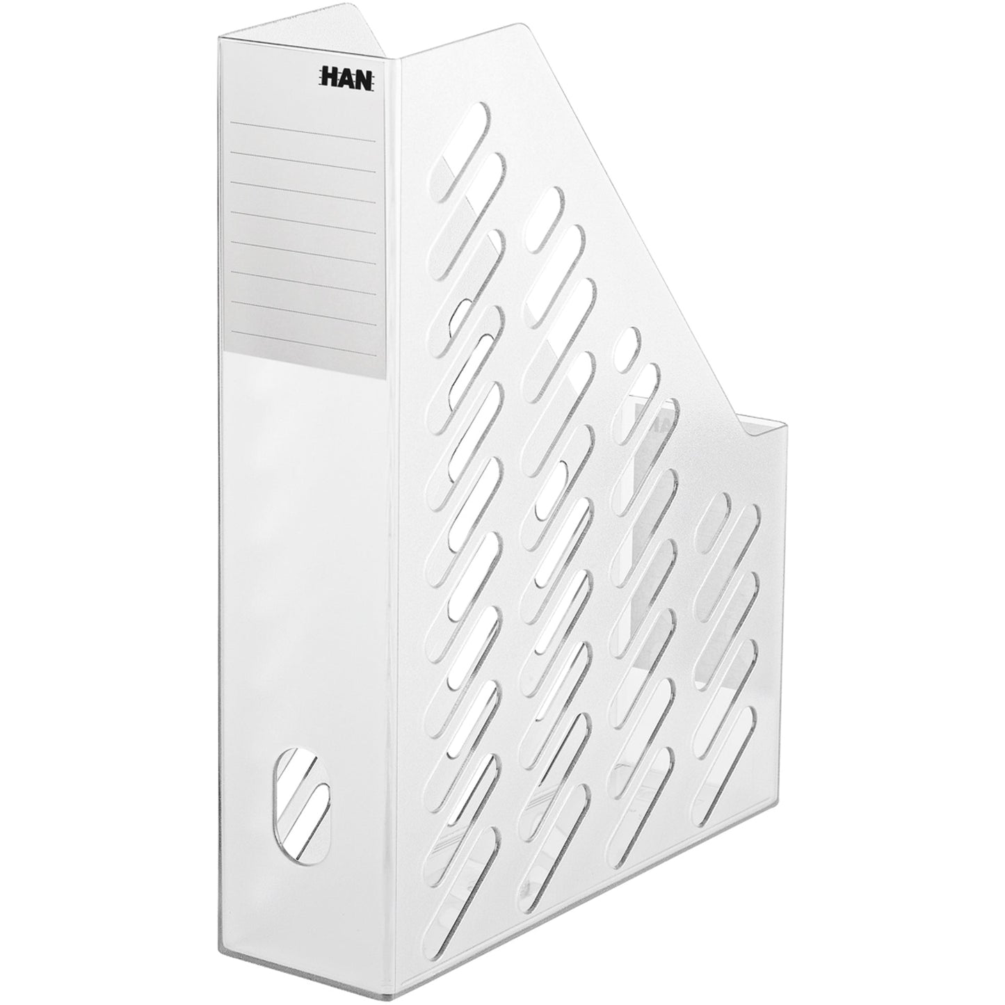 HAN Stehsammler BRILLANT 7,6 x 31,5 x 24,6 cm (B x H x T) DIN C4 Werkstoff: Polystyrol klar transluzent