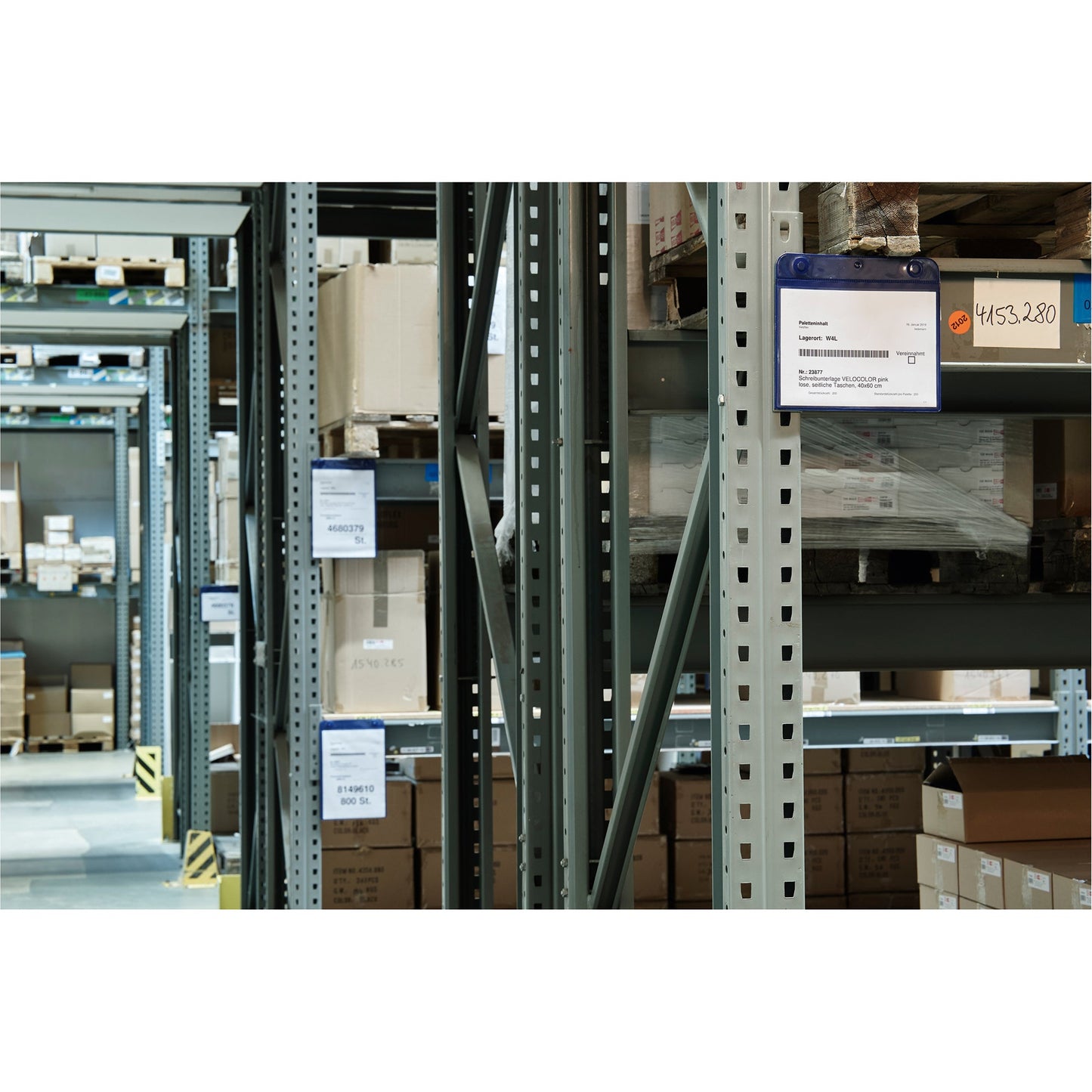 Veloflex Sichttasche Neodym DIN A5 quer PVC blau