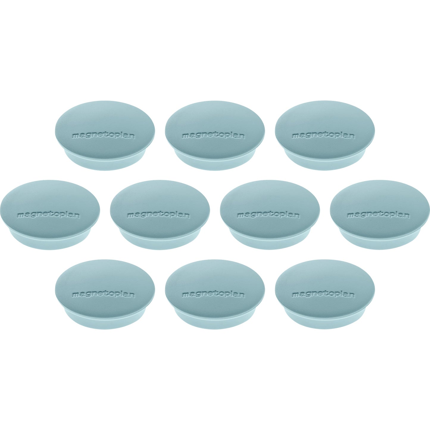 magnetoplan® Magnet Discofix Junior 34mm 1,3kg Ferrit blau 10 St./Pack.