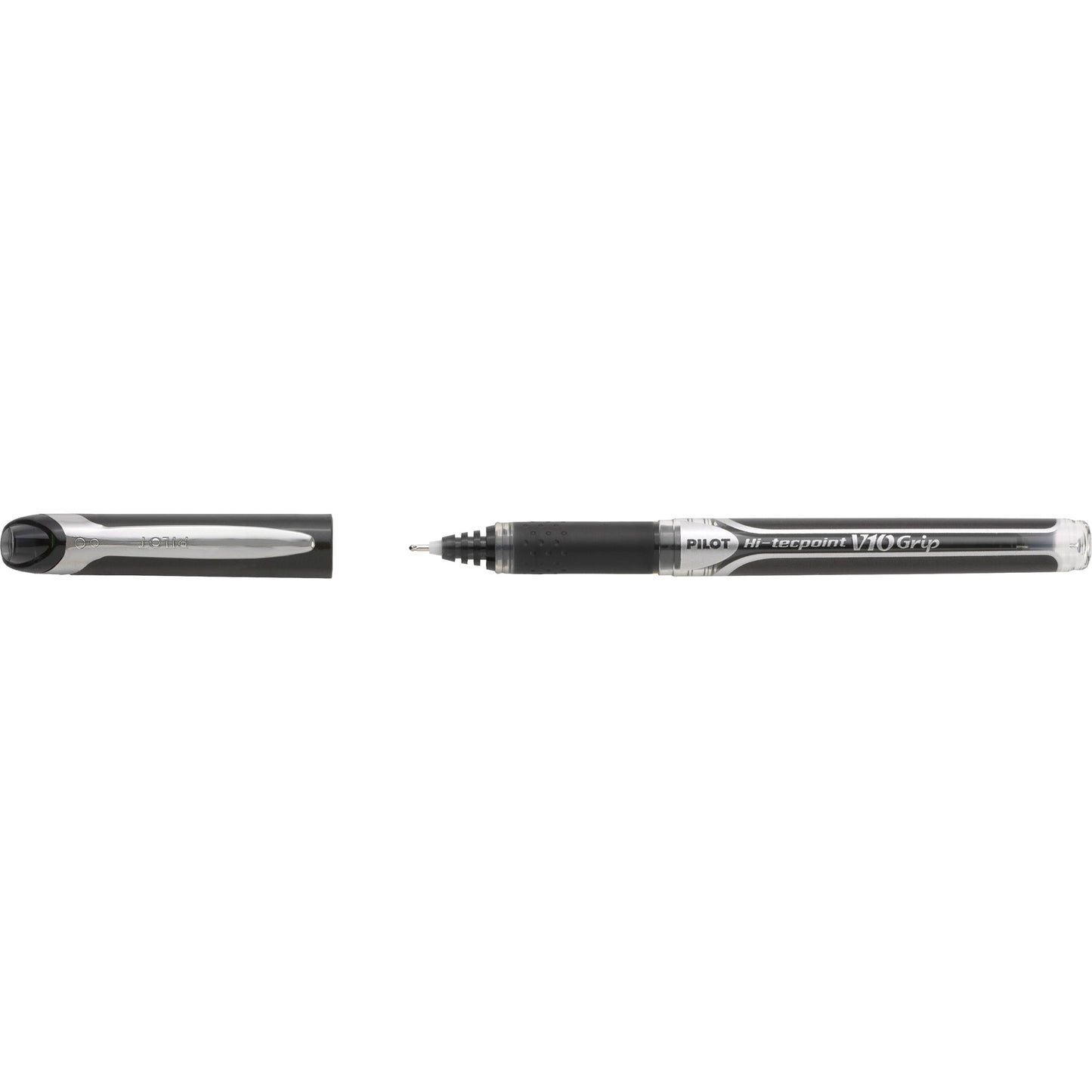 PILOT Tintenroller Hi-Tecpoint V10 Grip 0,6mm schwarz Rundspitze dokumentenecht