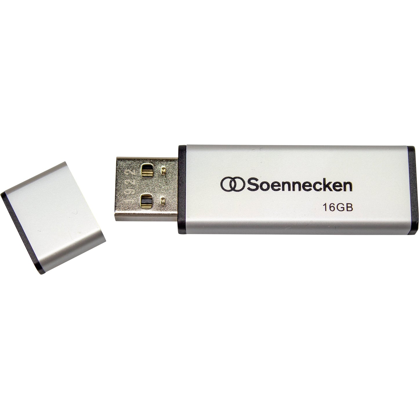Soennecken USB-Stick USB 2.0 16Gbyte schwarz/silber