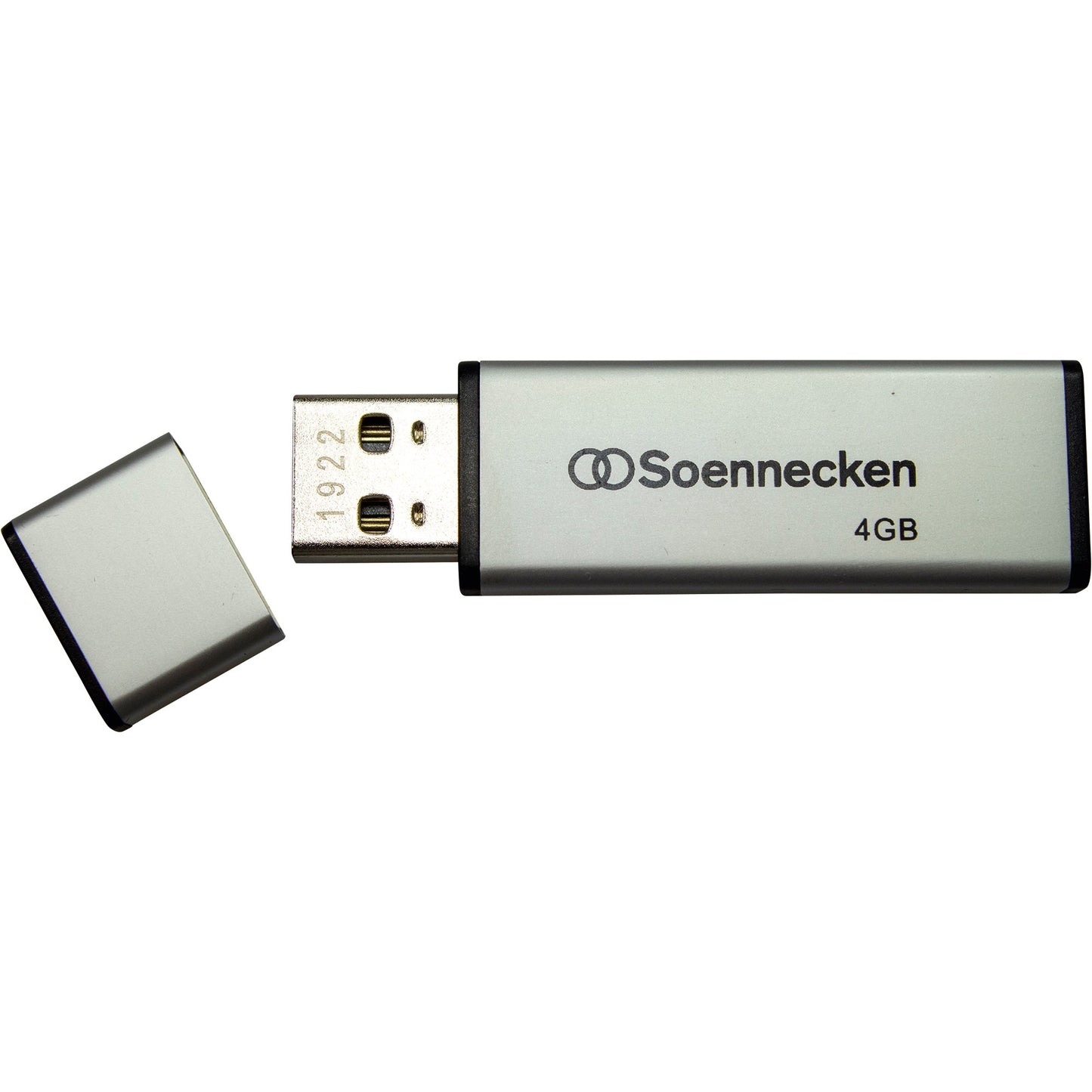 Soennecken USB-Stick USB 2.0 4Gbyte schwarz/silber