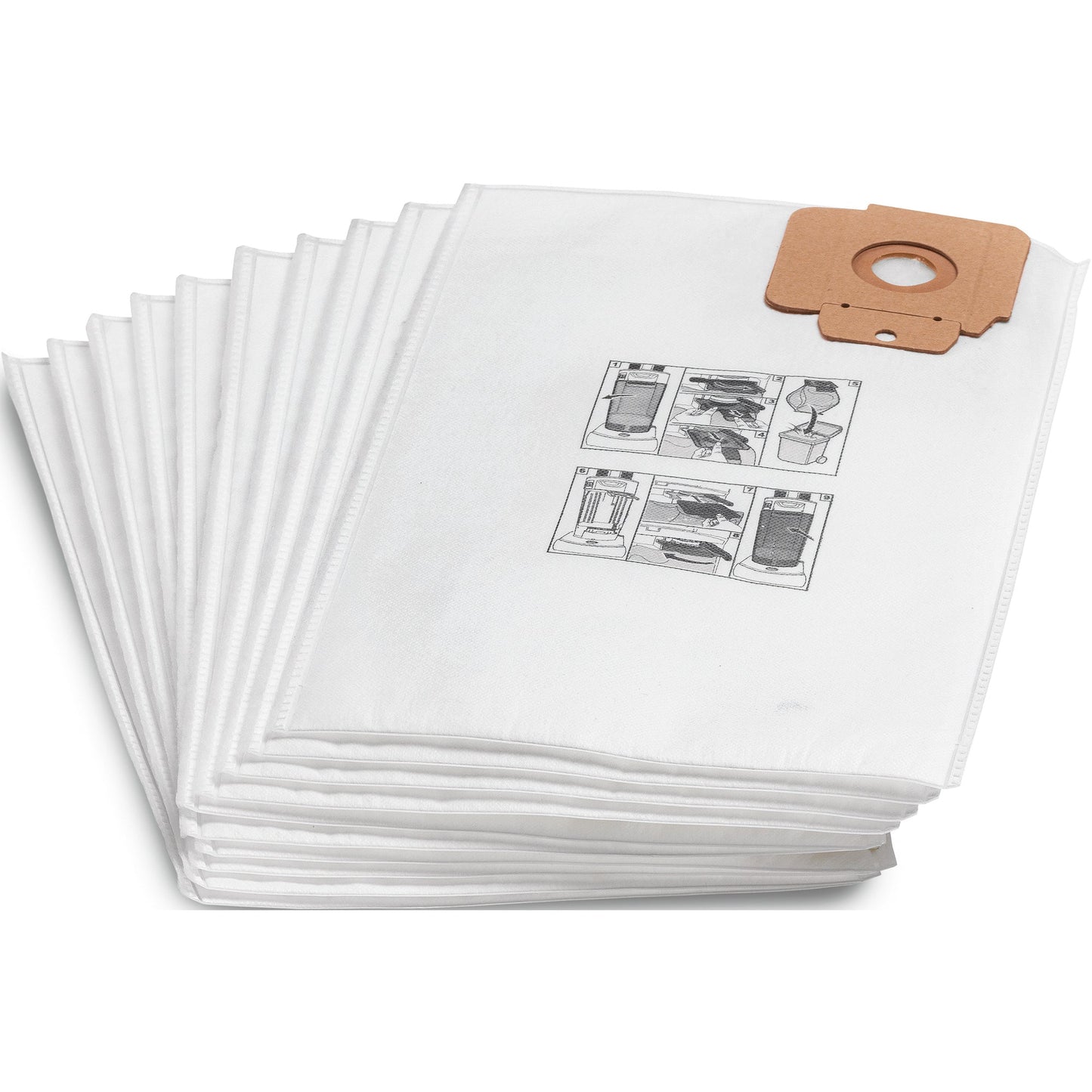 Kärcher Filterbeutel Kärcher CV 30/1, CV 38/2, CV 38/2 Adv, CV 48/2, CV 48/2 Adv M Vlies 10 St./Pack.