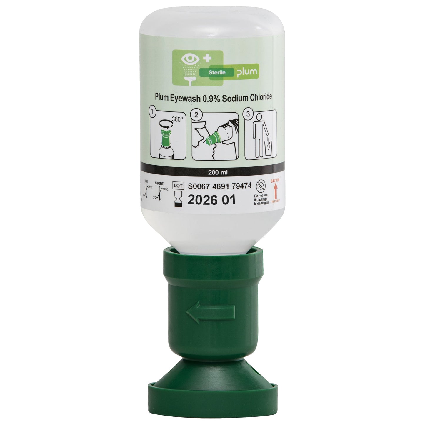 PLUM Augendusche 0.9 % Sodium Chloride nicht mehrfach verwendbar Flasche Kunststoff 200ml