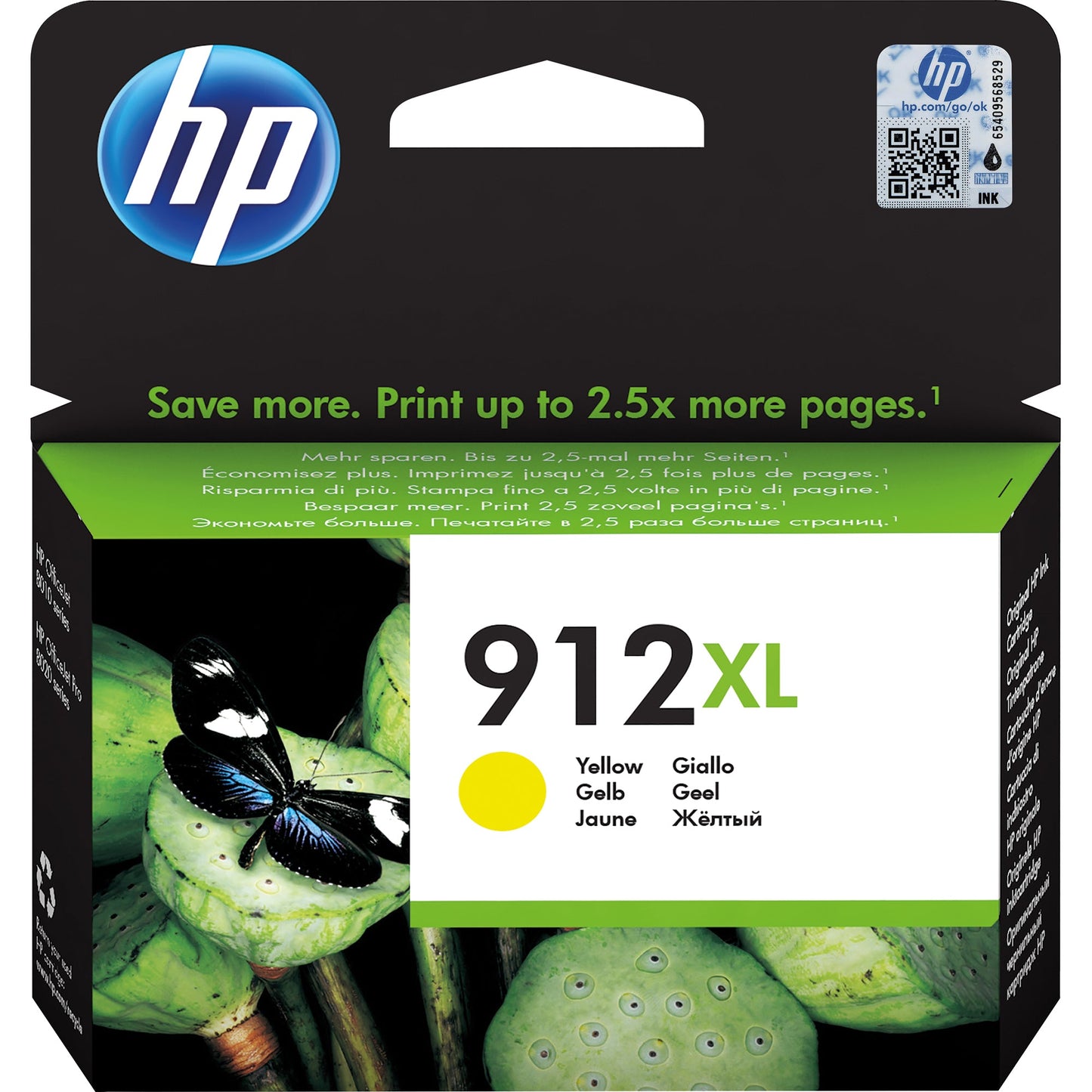 HP Tintenpatrone Originalzubehör 912XL ca. 825 Seiten gelb 9,9ml