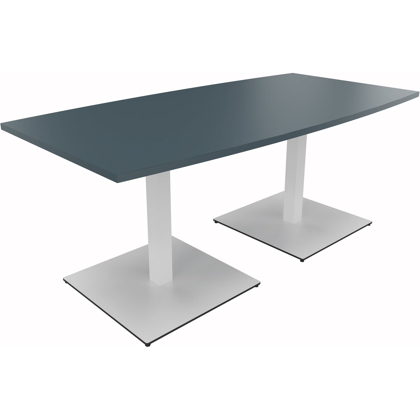 Konferenztisch communication 1.800 x 720 x 800/900 mm (B x H x T) Holz Farbe der Tischplatte: lavagrau