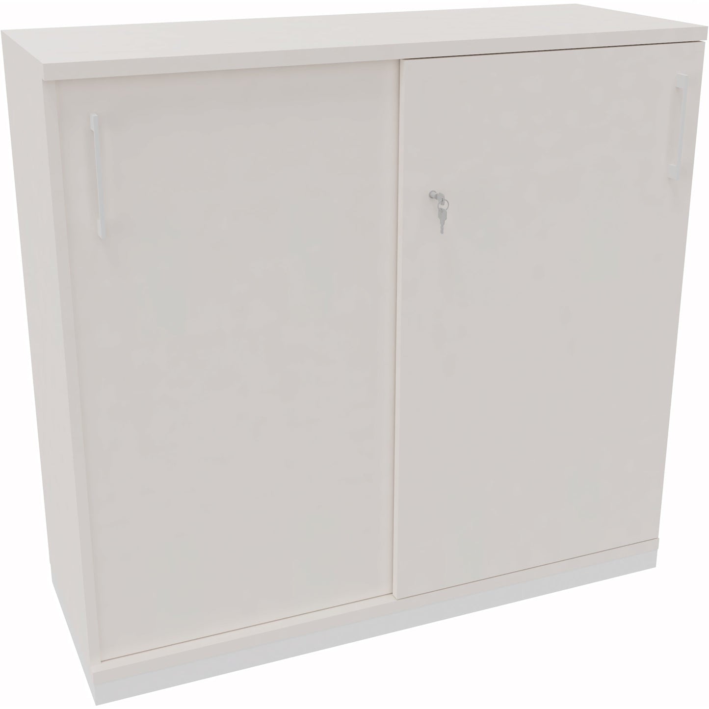 Schiebetürenschrank endless 1.200 x 1.133 x 442 mm (B x H x T) 4 Fachböden Holz diamantweiß