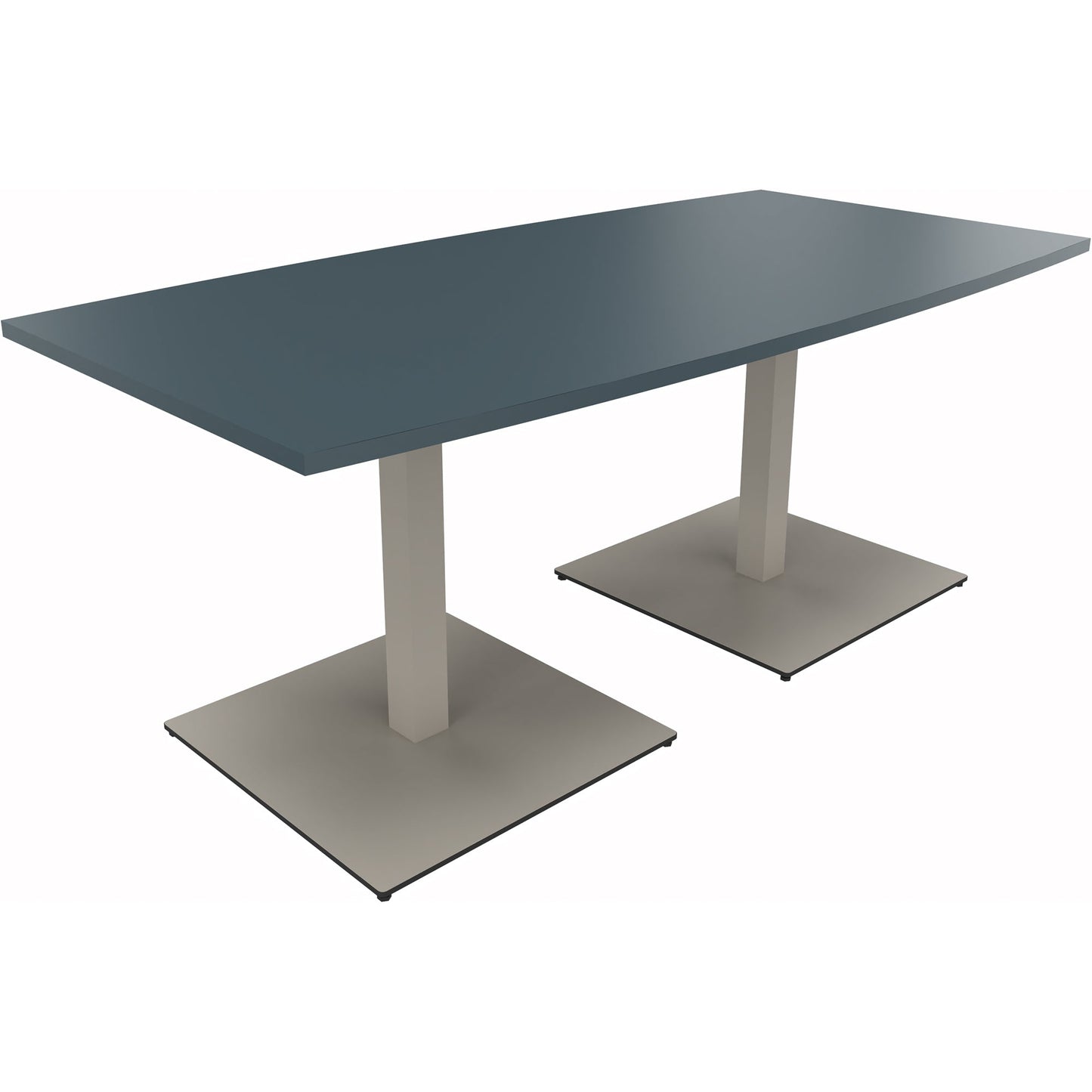 Konferenztisch communication 1.800 x 720 x 800/900 mm (B x H x T) Holz Farbe der Tischplatte: lavagrau