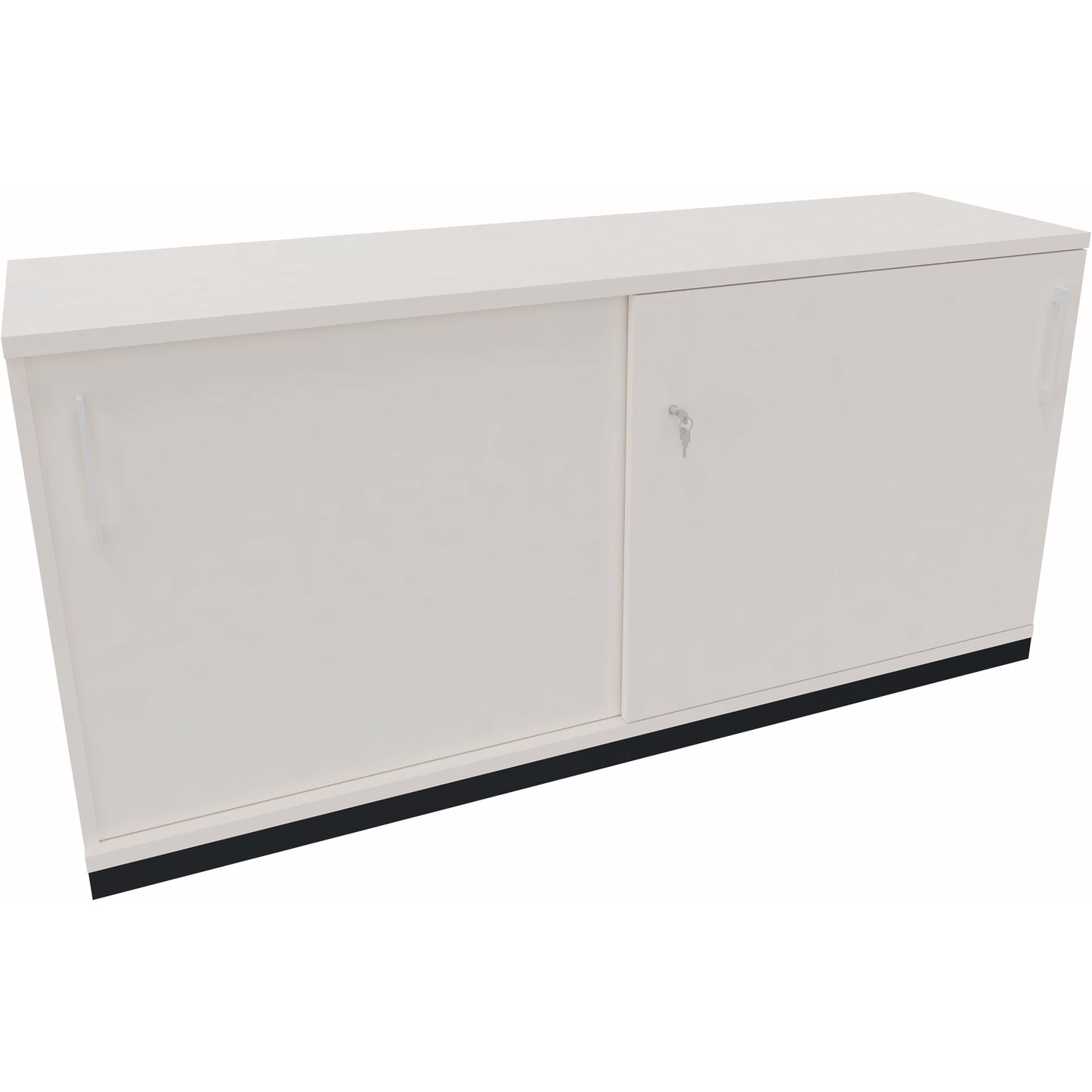 Schiebetürenschrank endless 1.600 x 781 x 442 mm (B x H x T) 2 Fachböden Holz diamantweiß