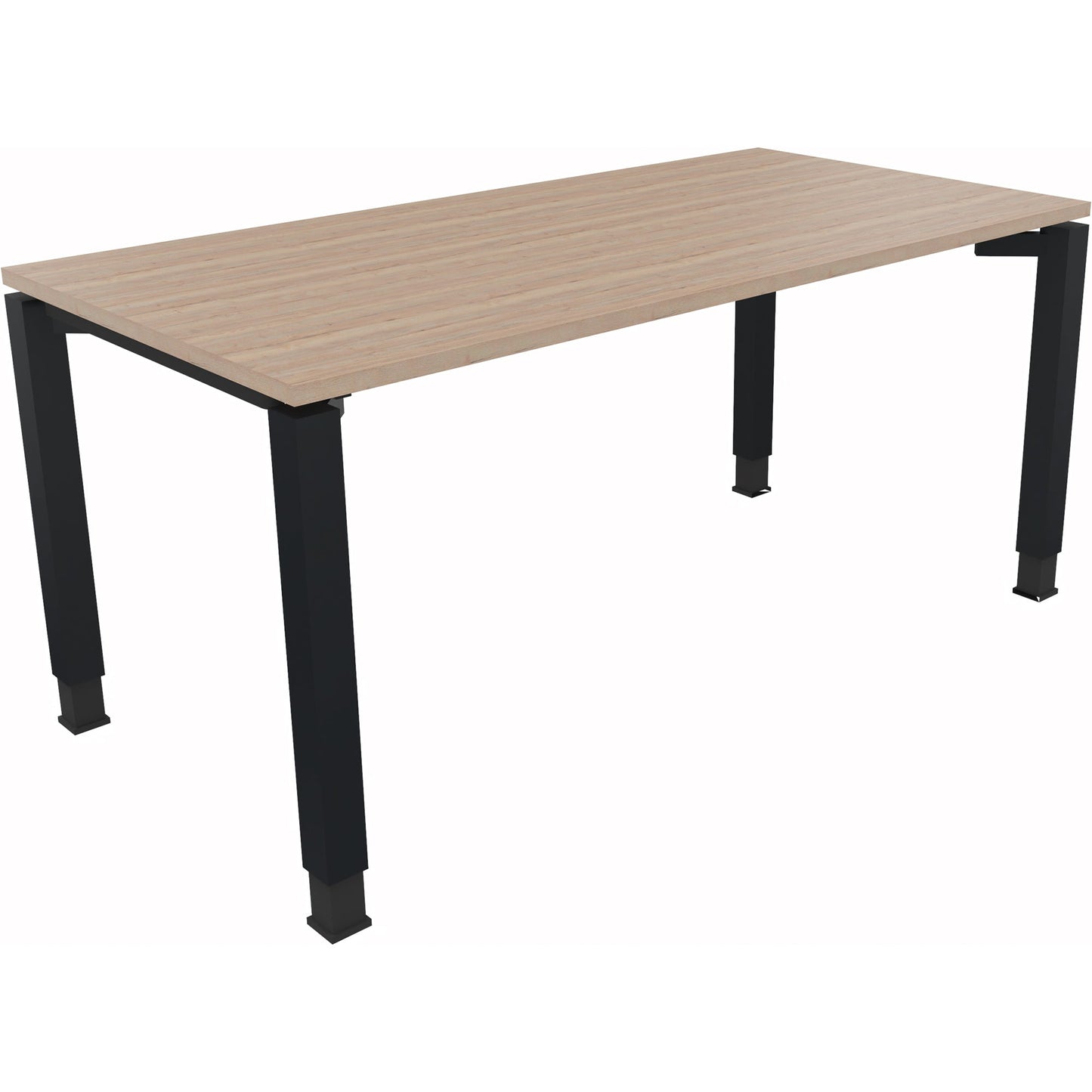 Schreibtisch all in one Maße: 1.600 x 680-820 x 800 mm (B x H x T) Holz eiche natur