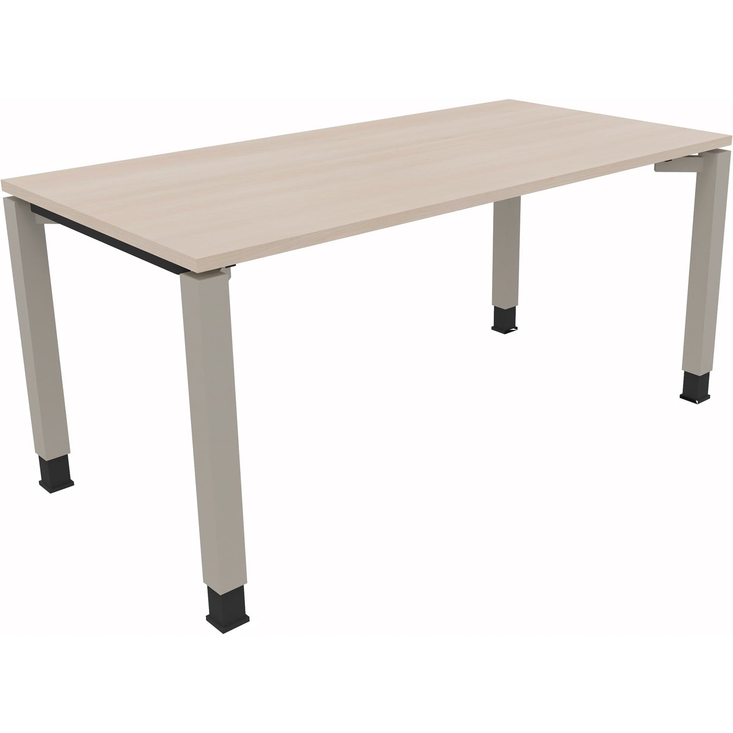 Schreibtisch all in one Maße: 1.600 x 680-820 x 800 mm (B x H x T) Holz akazie hell