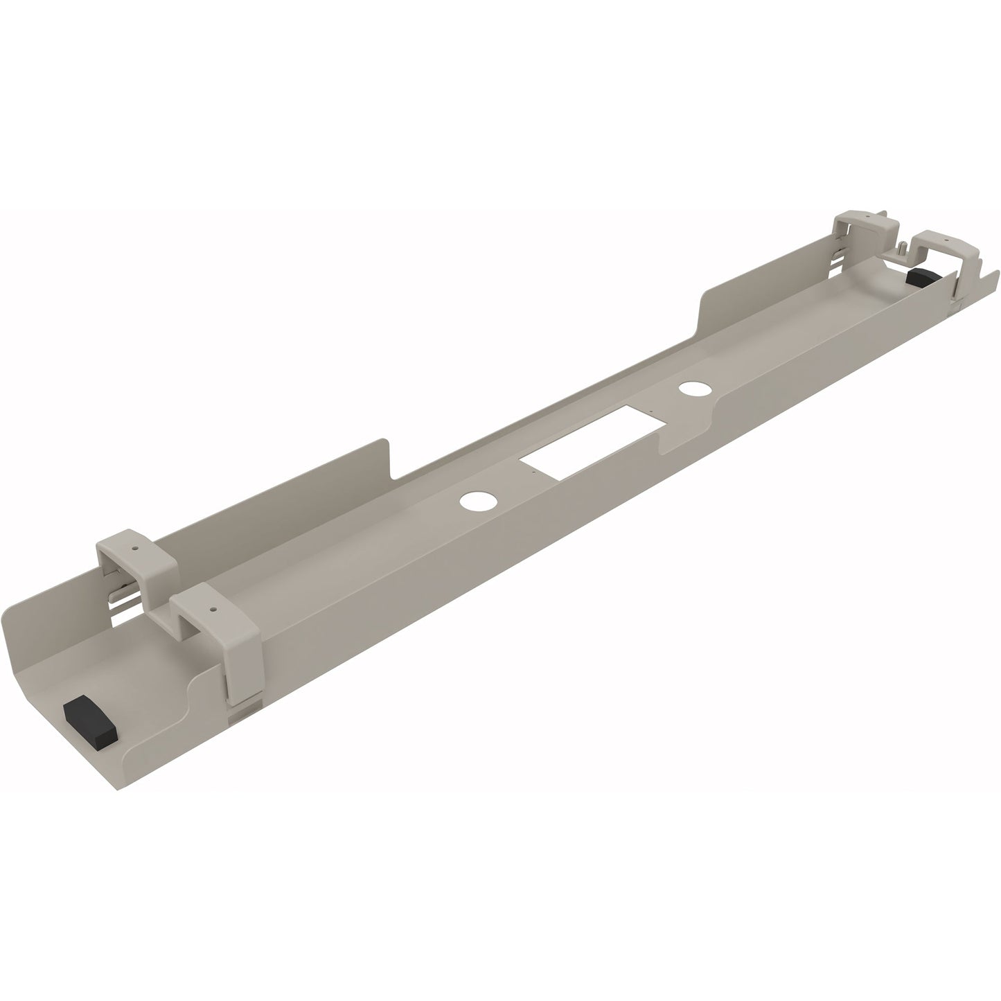 Kabelkanal all in one 1.200 x 130/150 x 160 mm (B x H x T) Metall silberaluminium