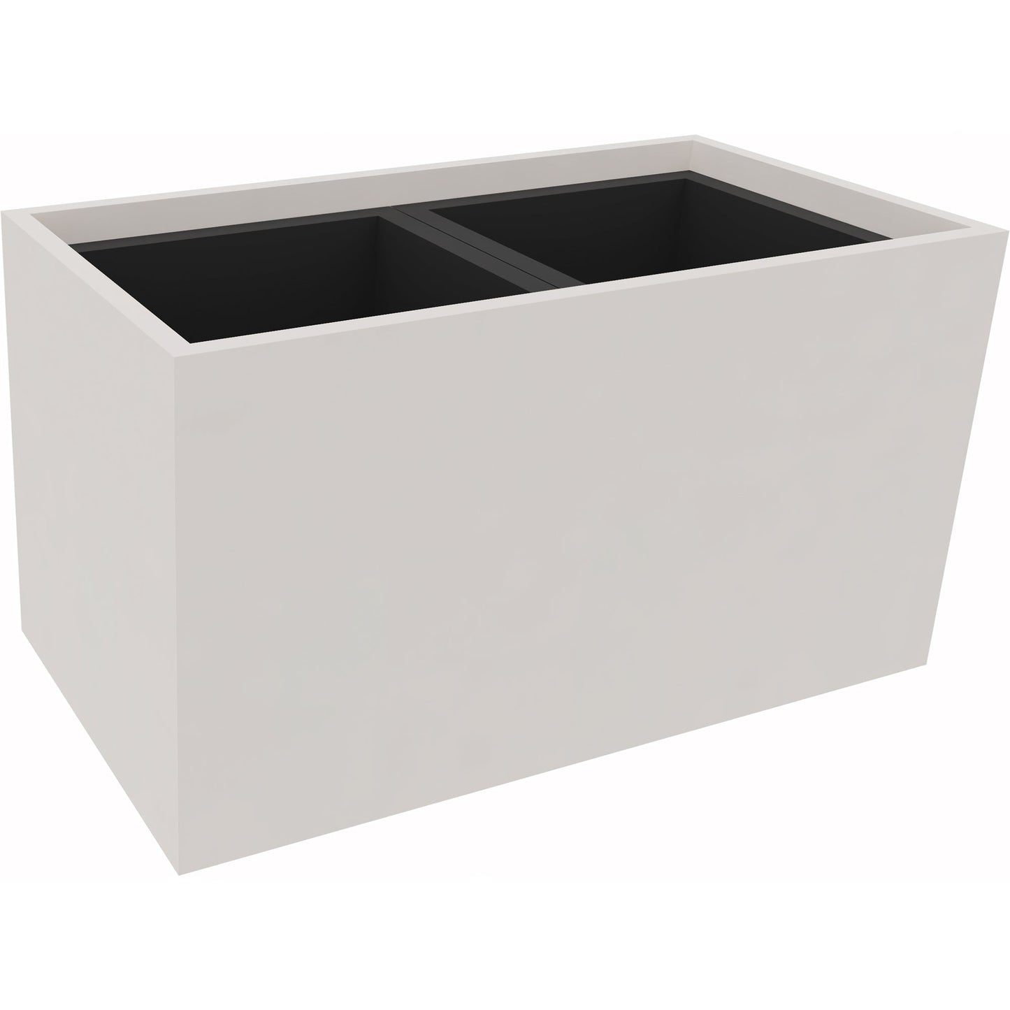 Blumentopf 72,1 x 40 x 38 cm (B x H x T) diamantweiß