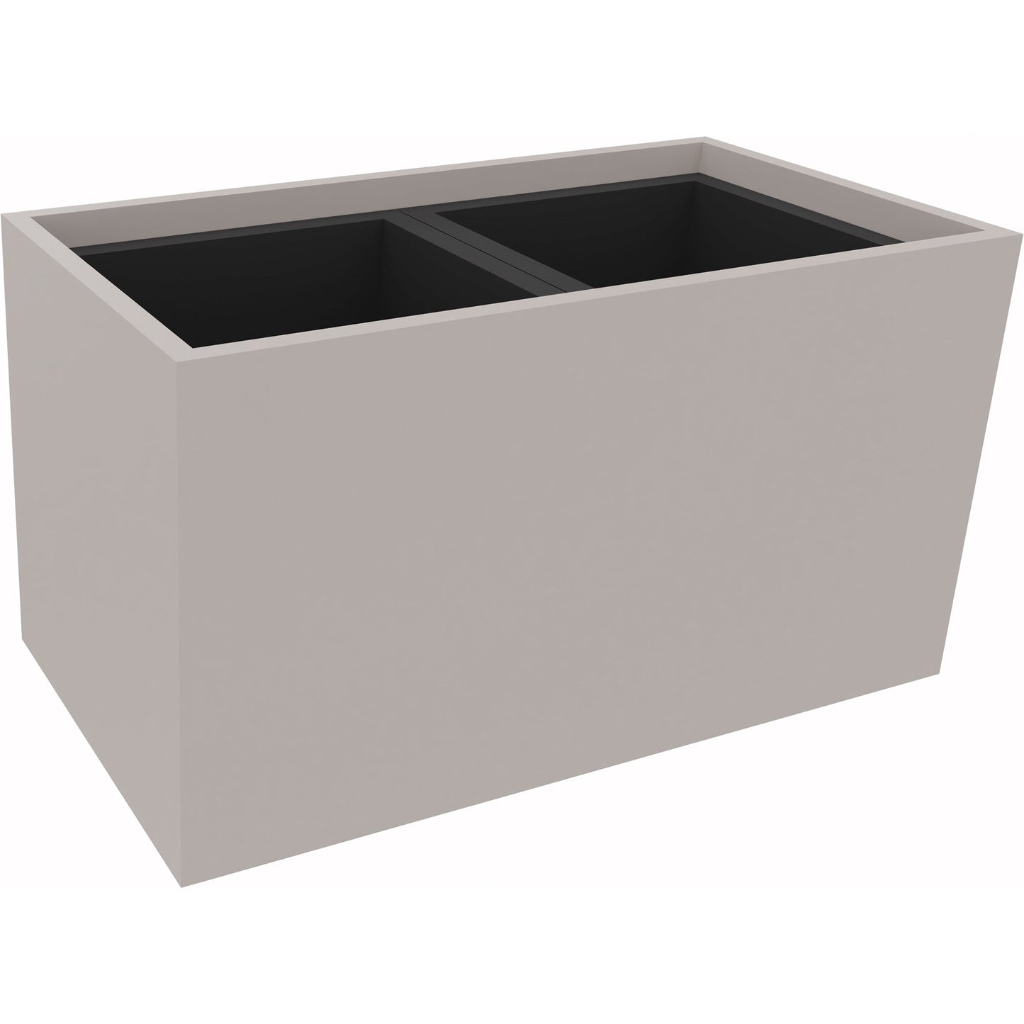 Blumentopf 72,1 x 40 x 38 cm (B x H x T) lichtgrau