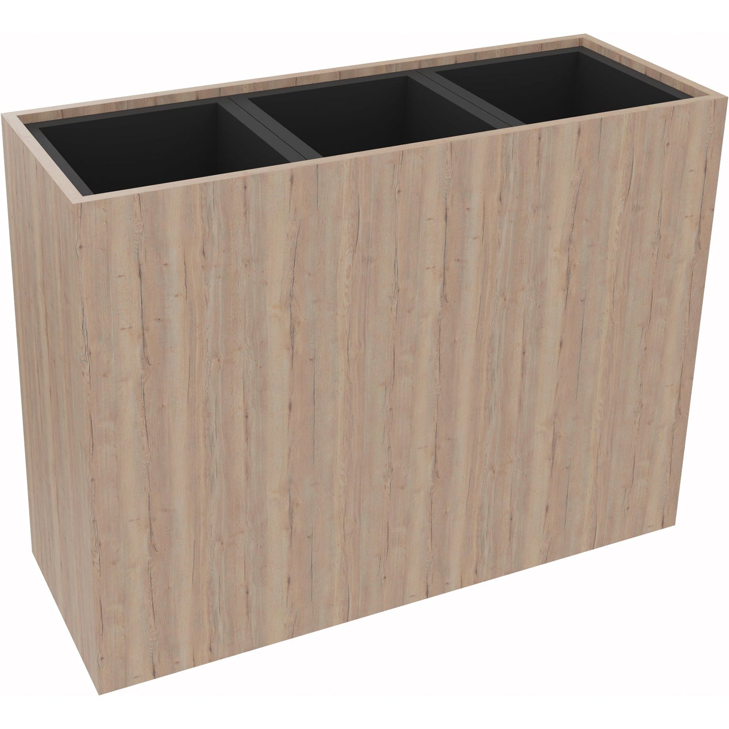 Blumentopf 106,2 x 80 x 38 cm (B x H x T) eiche natur