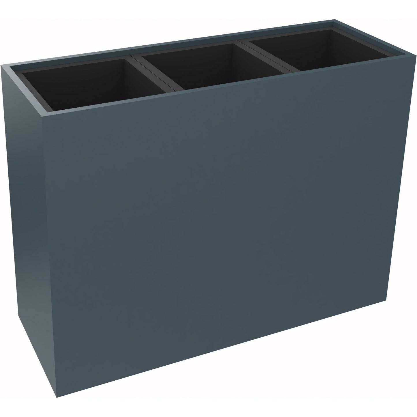 Blumentopf 106,2 x 80 x 38 cm (B x H x T) lavagrau