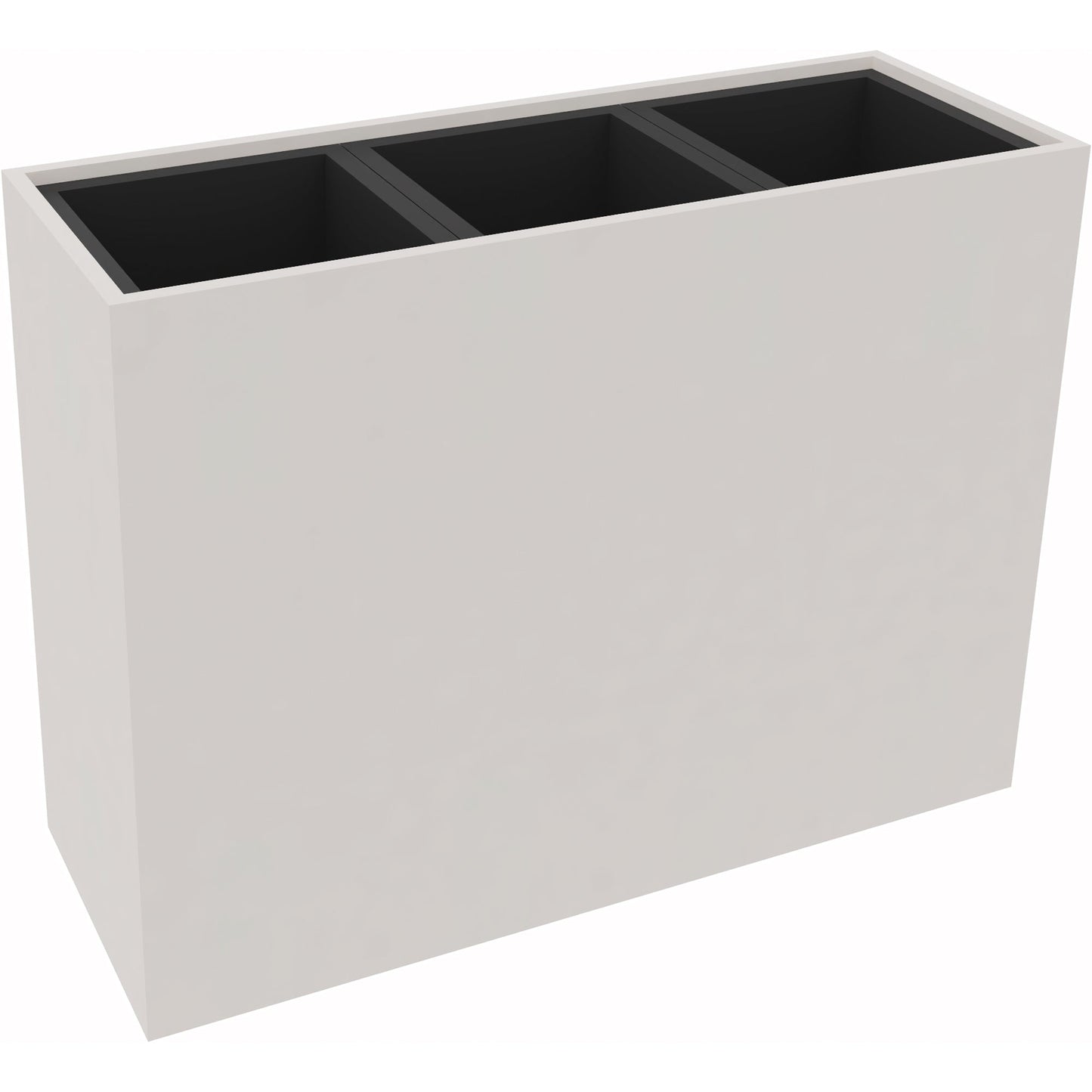 Blumentopf 106,2 x 80 x 38 cm (B x H x T) diamantweiß