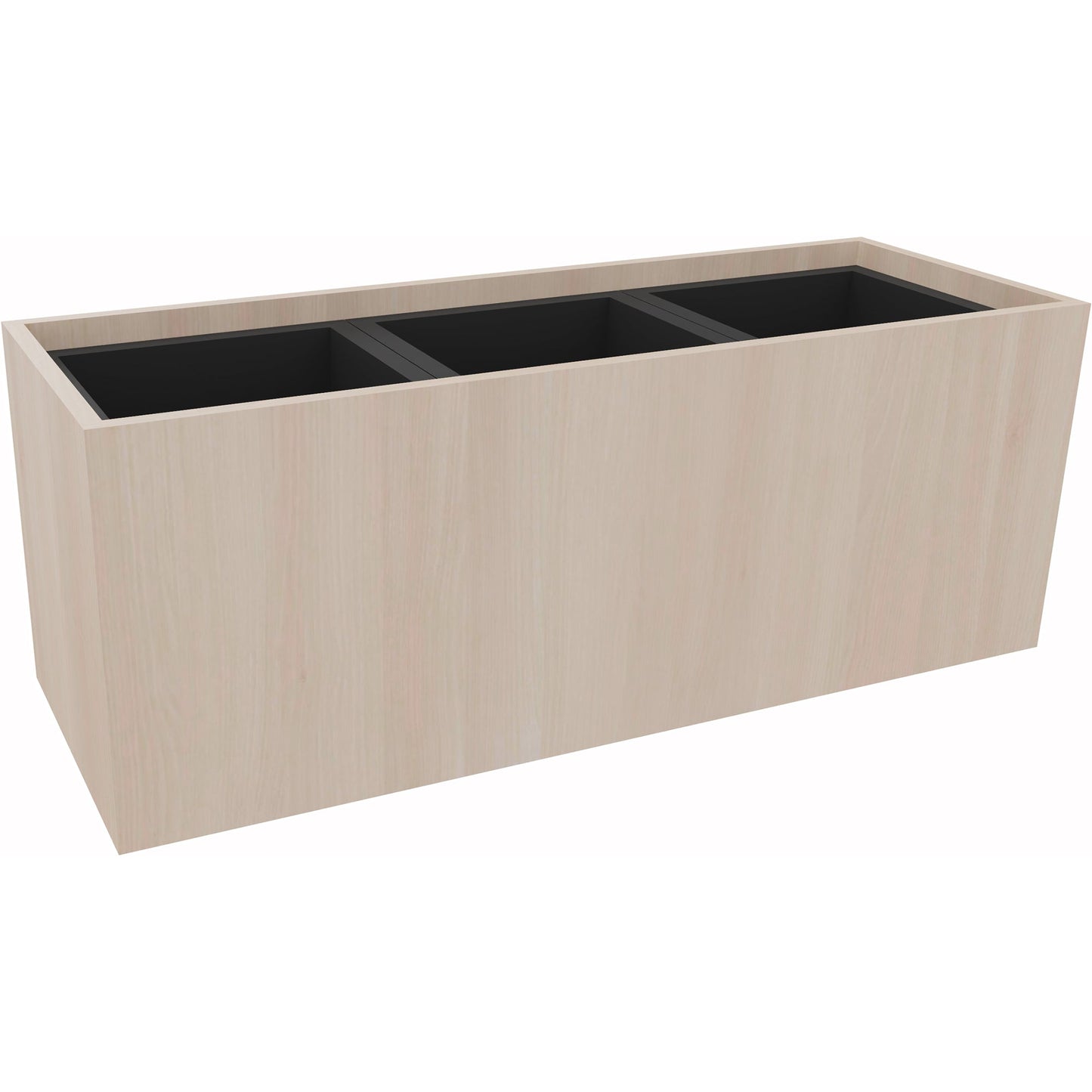 Blumentopf 106,2 x 40 x 38 cm (B x H x T) akazie hell