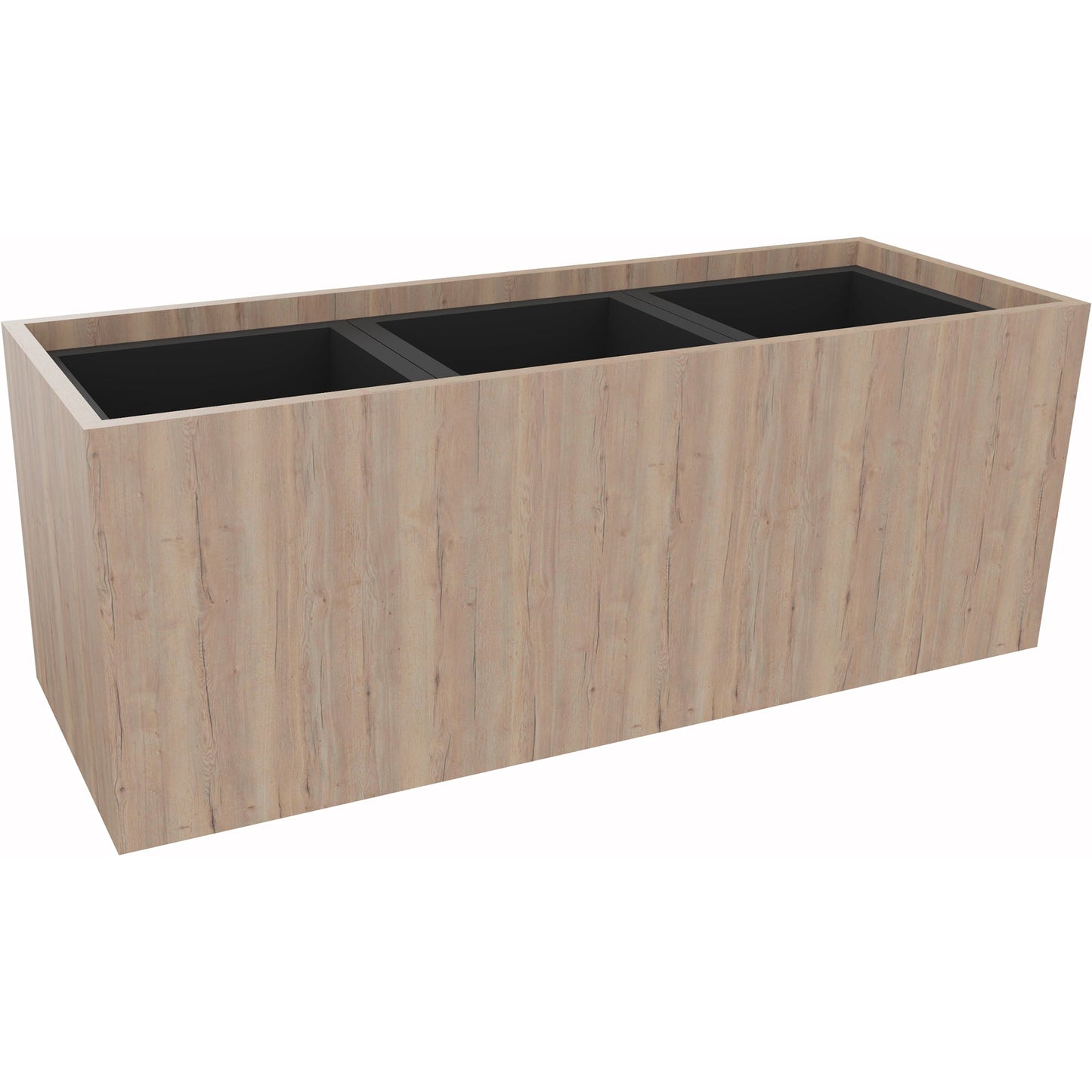 Blumentopf 106,2 x 40 x 38 cm (B x H x T) eiche natur