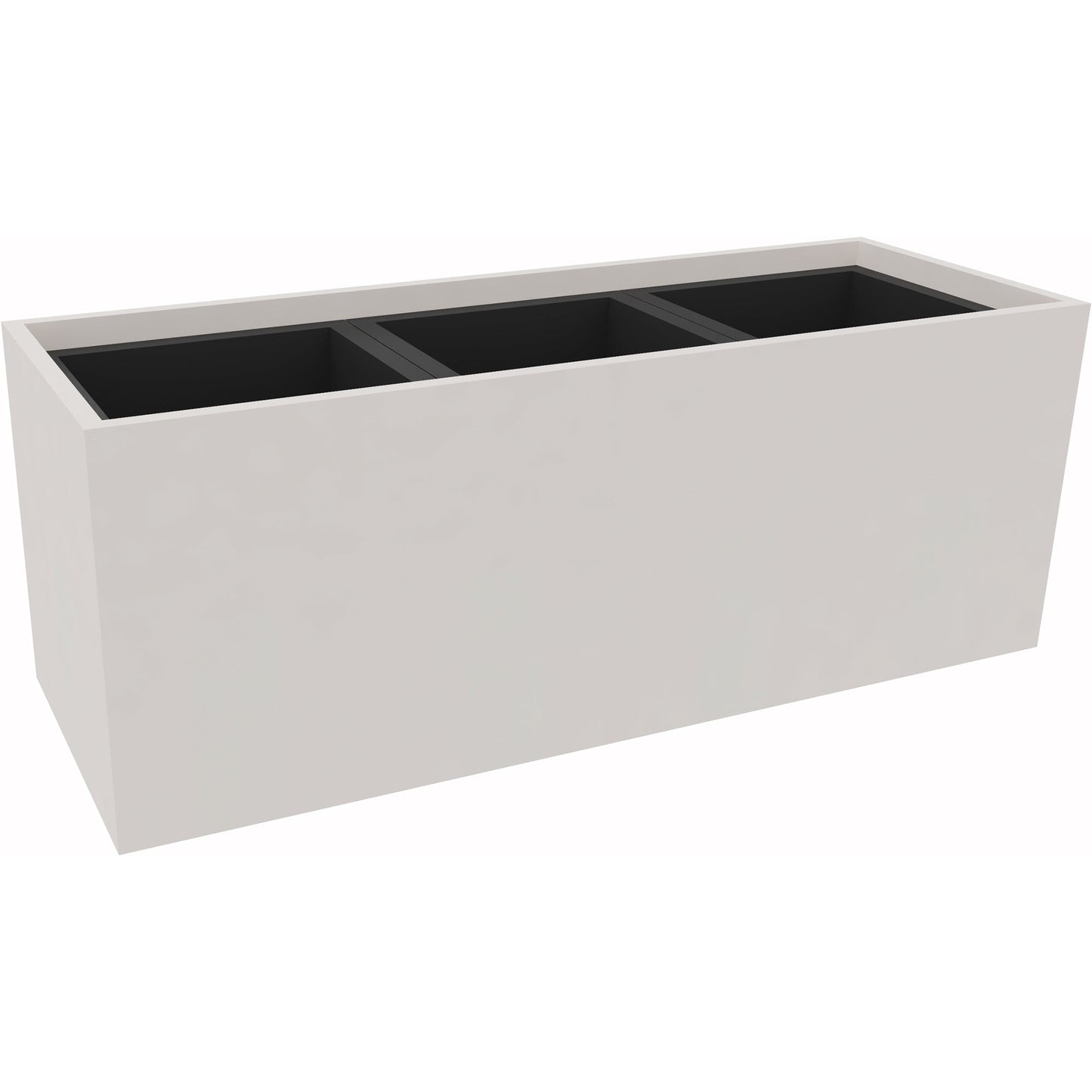 Blumentopf 106,2 x 40 x 38 cm (B x H x T) diamantweiß