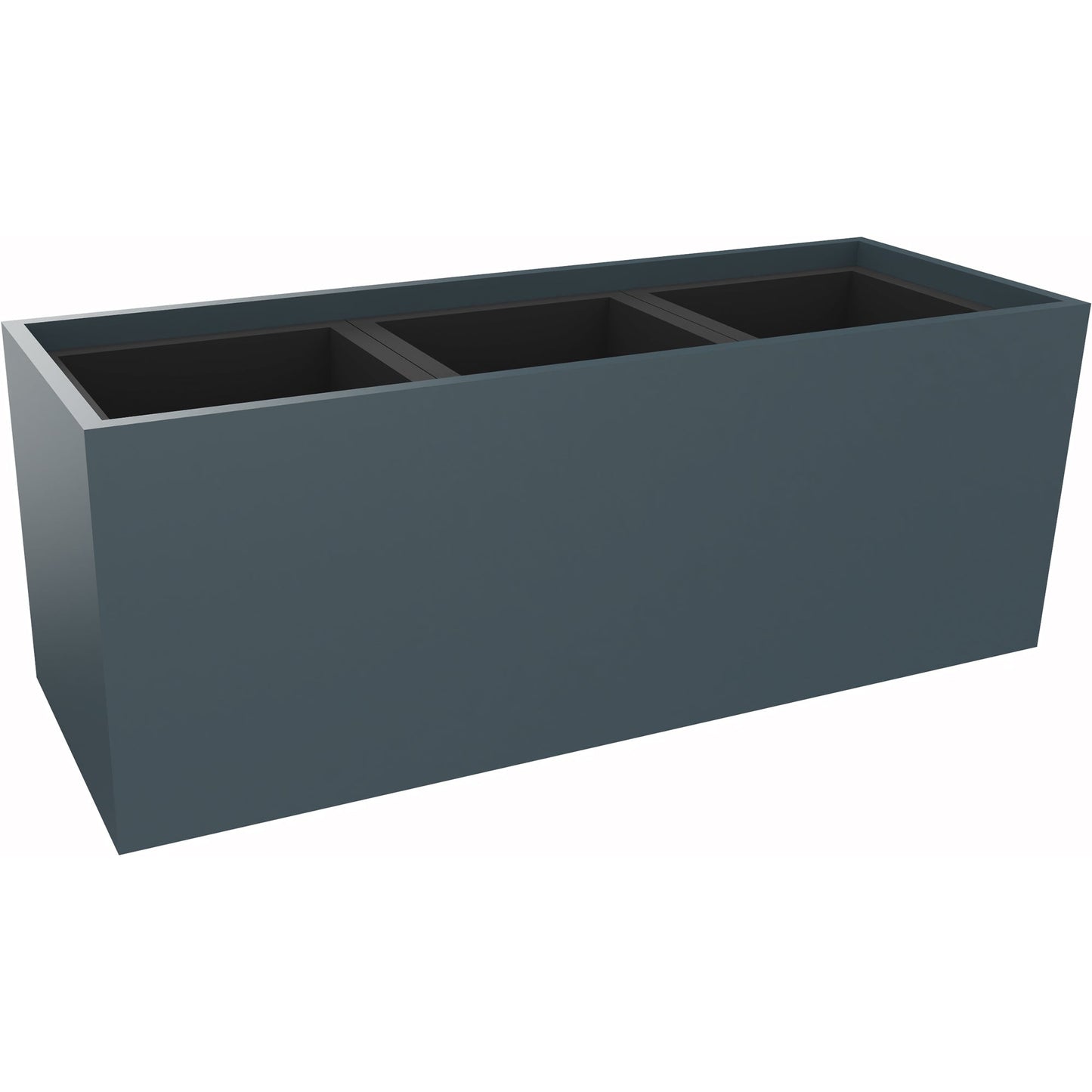 Blumentopf 106,2 x 40 x 38 cm (B x H x T) lavagrau