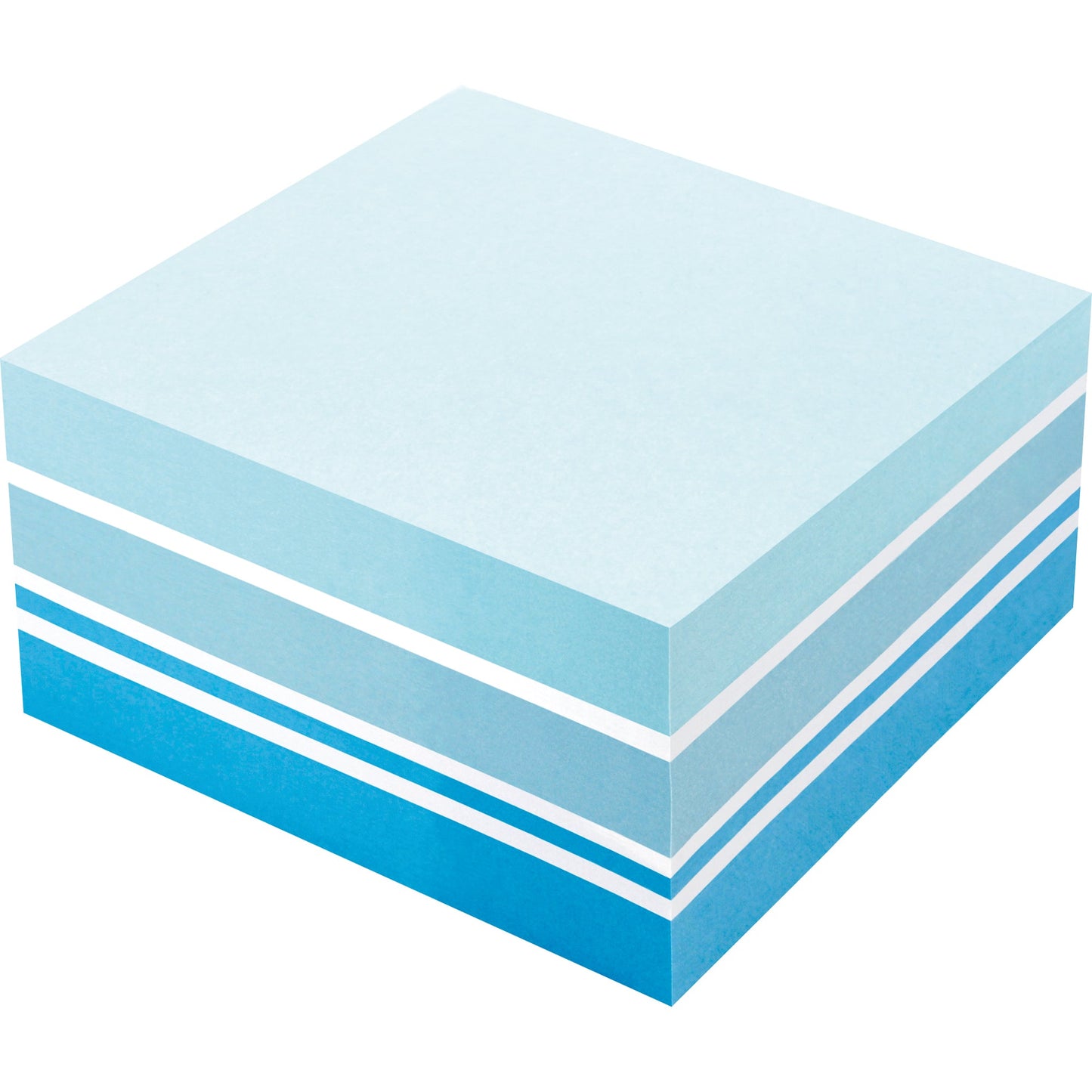 Soennecken Haftnotizwürfel Farbmix Brilliant 75 x 75 mm (B x H) blau, weiß 400 Bl.