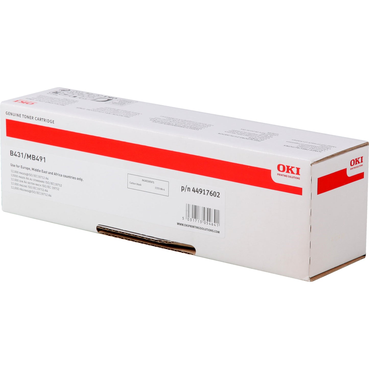 OKI Toner Originalzubehör 44917602 ca. 12.000 Seiten schwarz