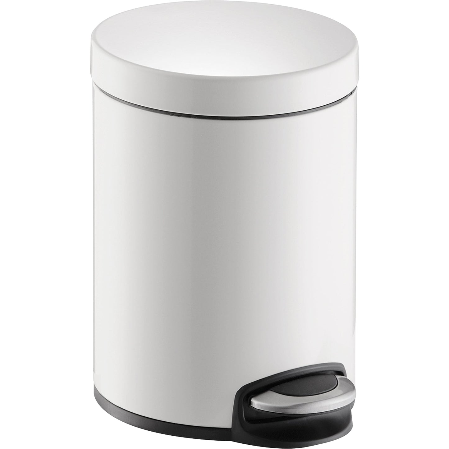 helit Tretabfalleimer the silent Classic 20,4 x 29,2 cm (Ø x H) 5l Stahlblech weiß