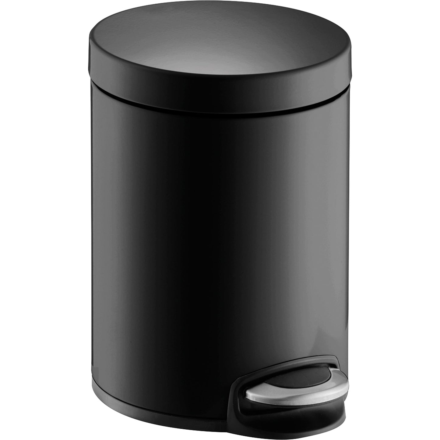 helit Tretabfalleimer the silent Classic 20,4 x 29,2 cm (Ø x H) 5l Stahlblech schwarz