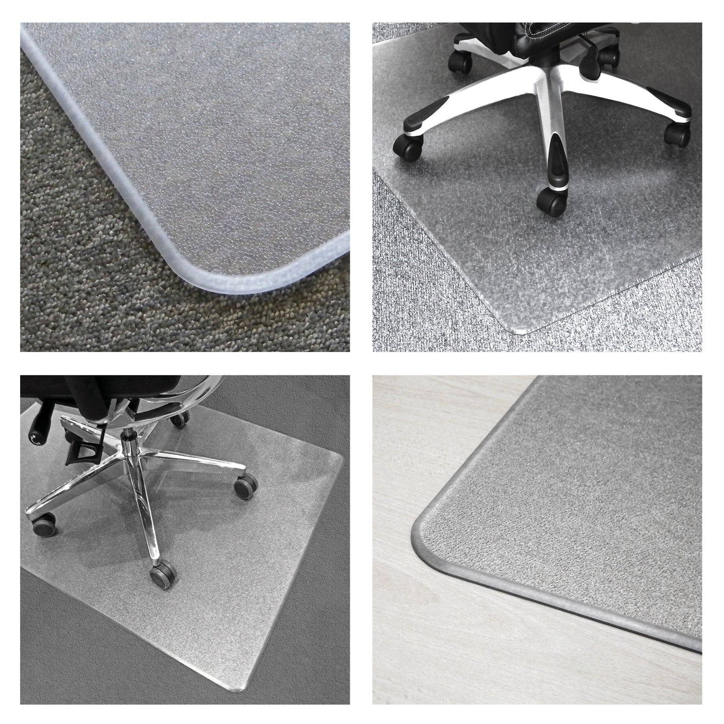 Cleartex Bodenschutzmatte megamatT 89 x 119 cm (B x T) Polycarbonat transparent