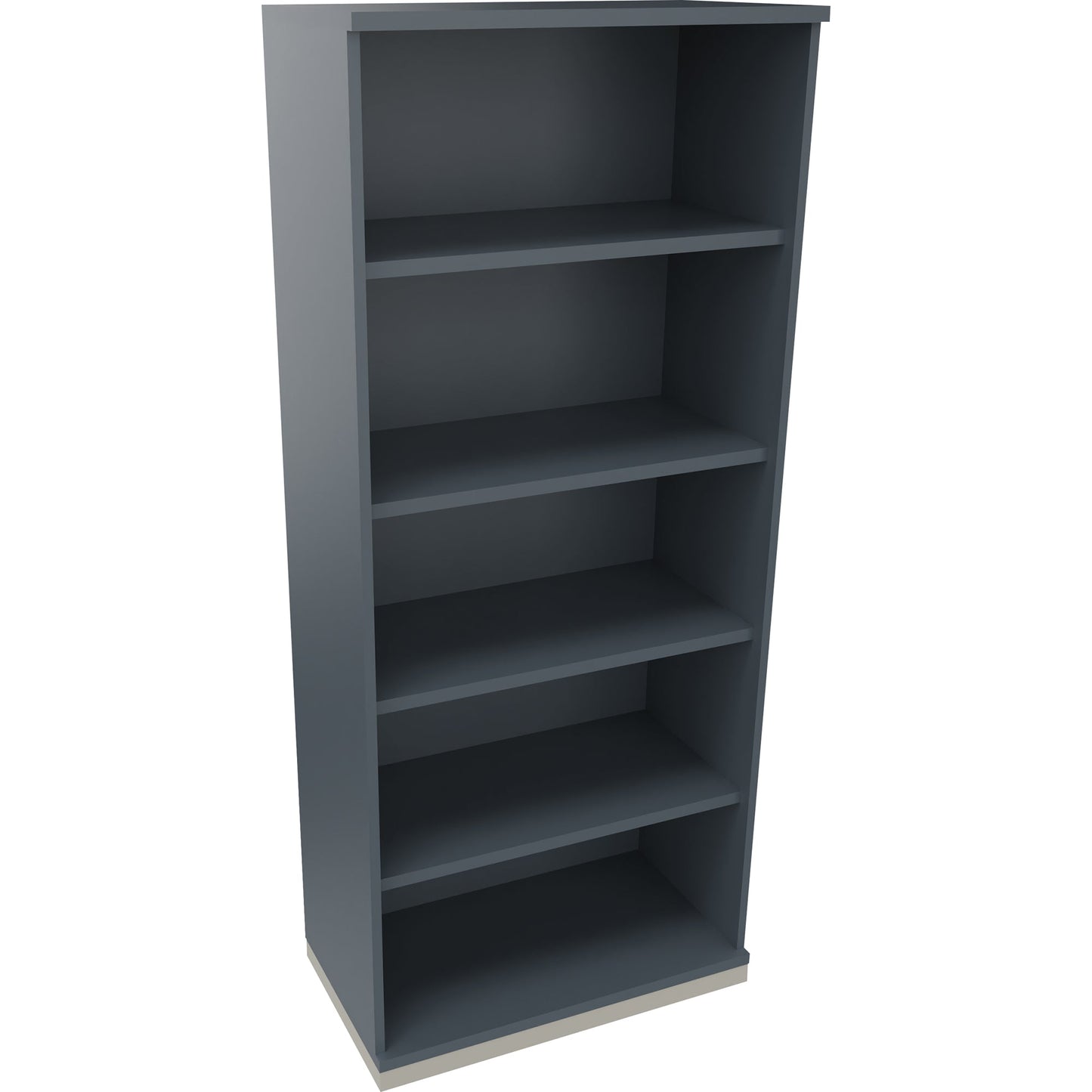 Regal endless 800 x 1.869 x 442 mm (B x H x T) 4 Fachböden Holz lavagrau