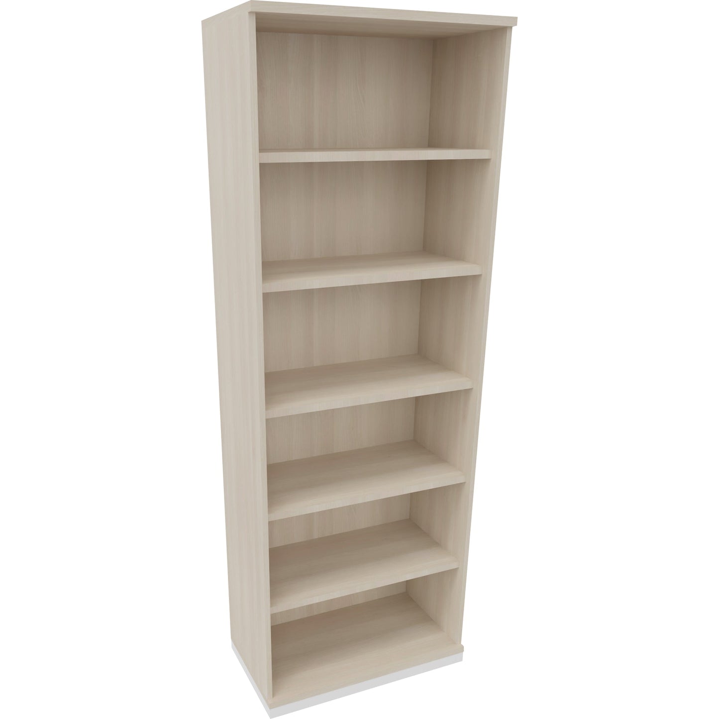 Regal endless 800 x 2.221 x 442 mm (B x H x T) 5 Fachböden Holz akazie hell