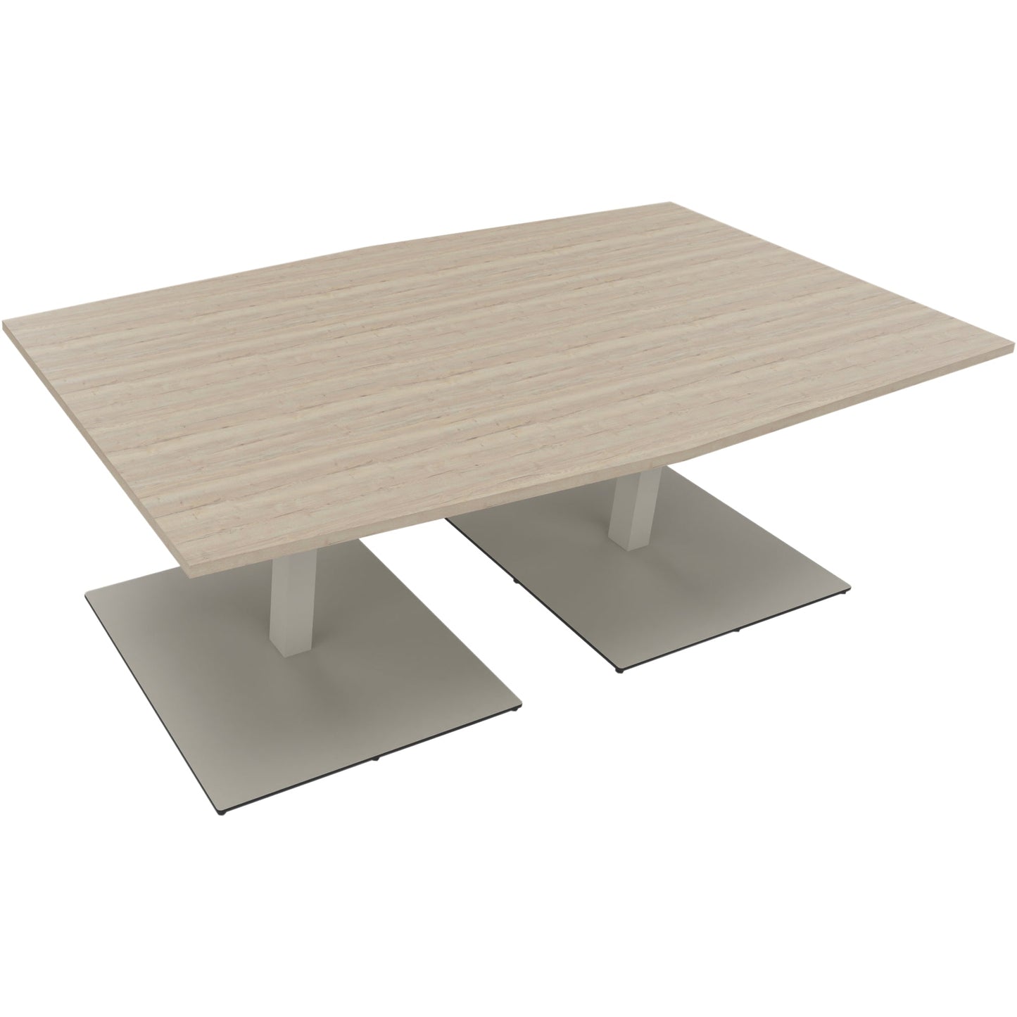 Konferenztisch communication 2.000 x 720 x 1.000/1.100 mm (B x H x T) Holz Farbe der Tischplatte: eiche natur
