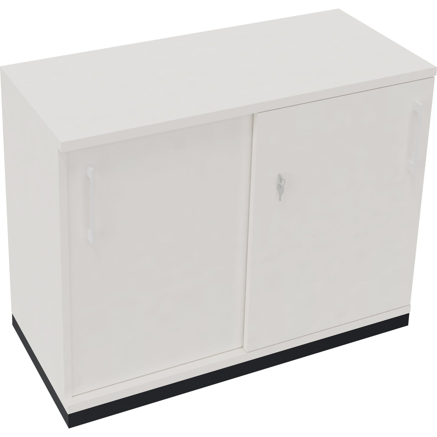 Schiebetürenschrank endless 1.000 x 781 x 442 mm (B x H x T) 1 Fachboden Holz diamantweiß