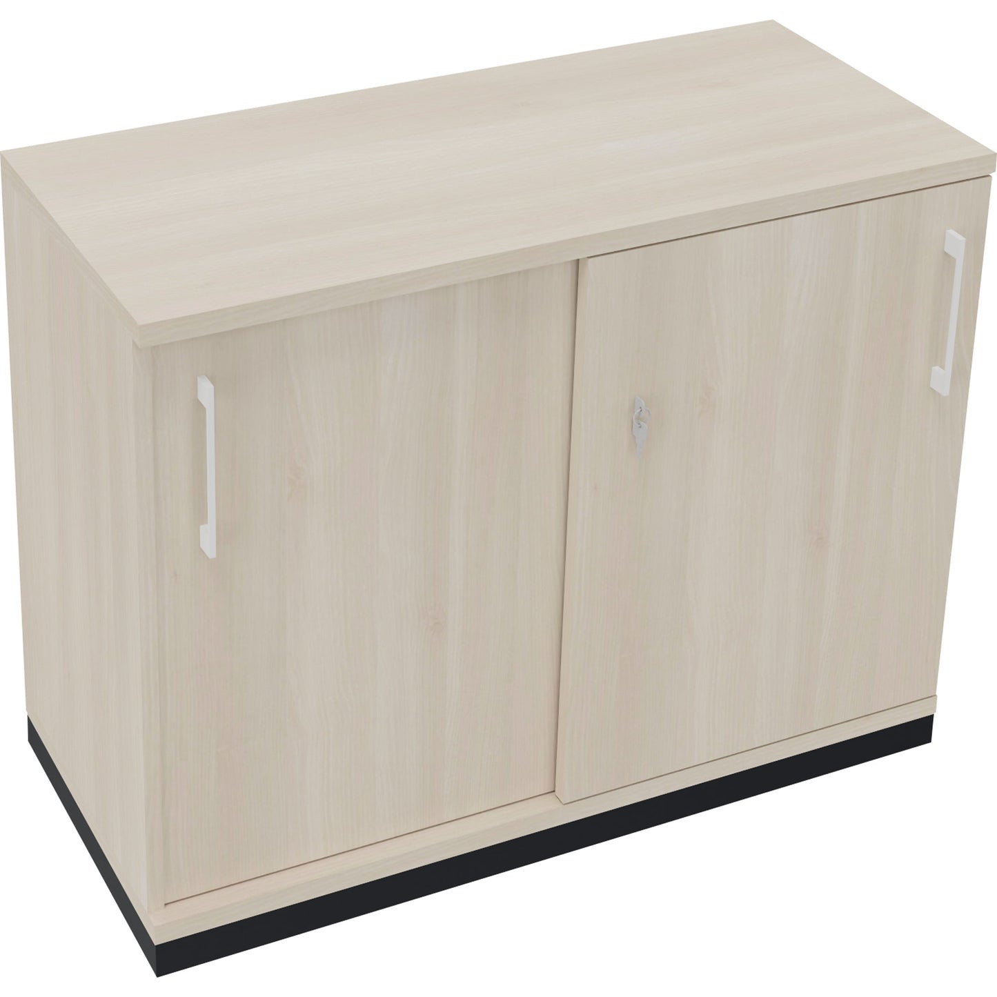 Schiebetürenschrank endless 1.000 x 781 x 442 mm (B x H x T) 1 Fachboden Holz akazie hell