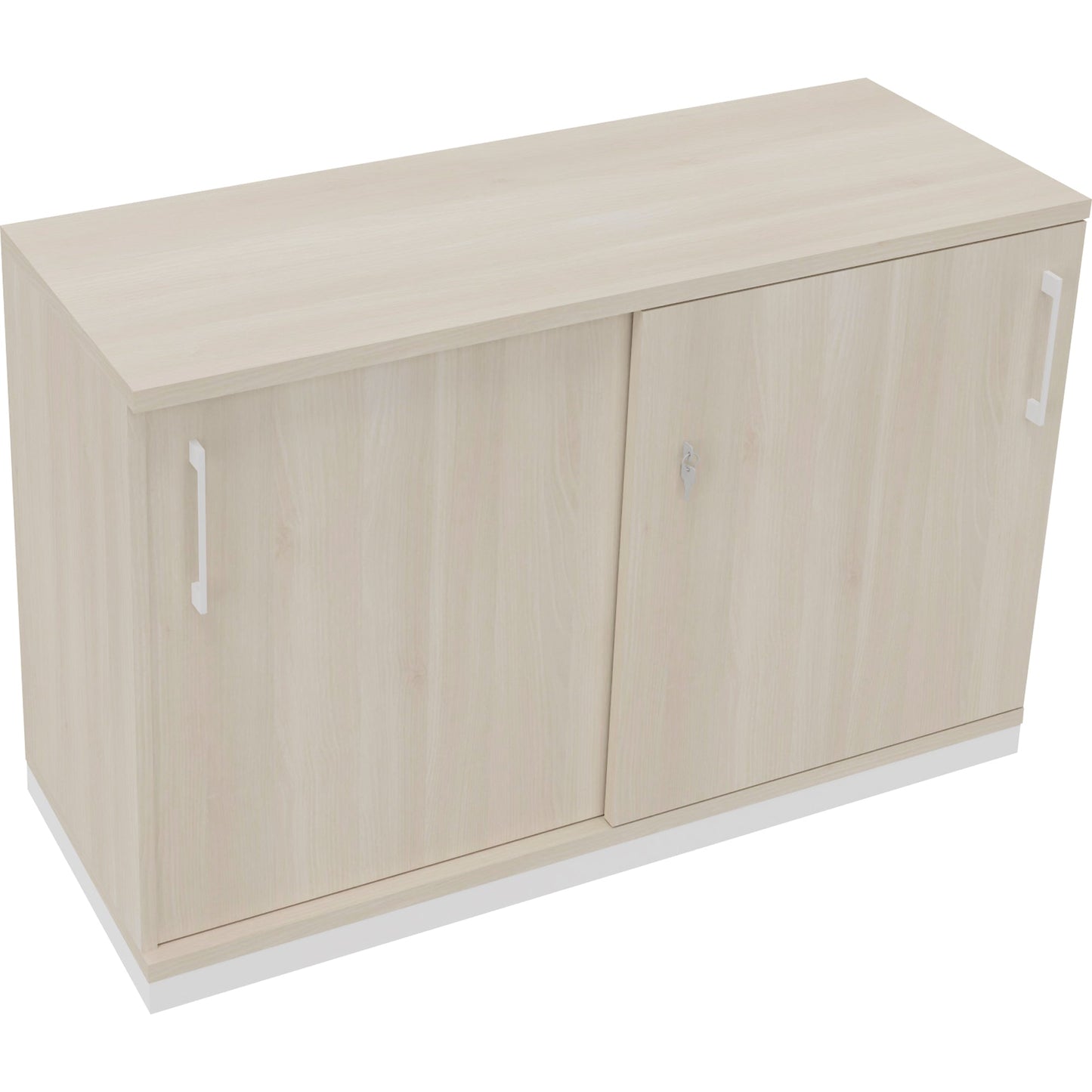 Schiebetürenschrank endless 1.200 x 781 x 442 mm (B x H x T) 2 Fachböden Holz akazie hell