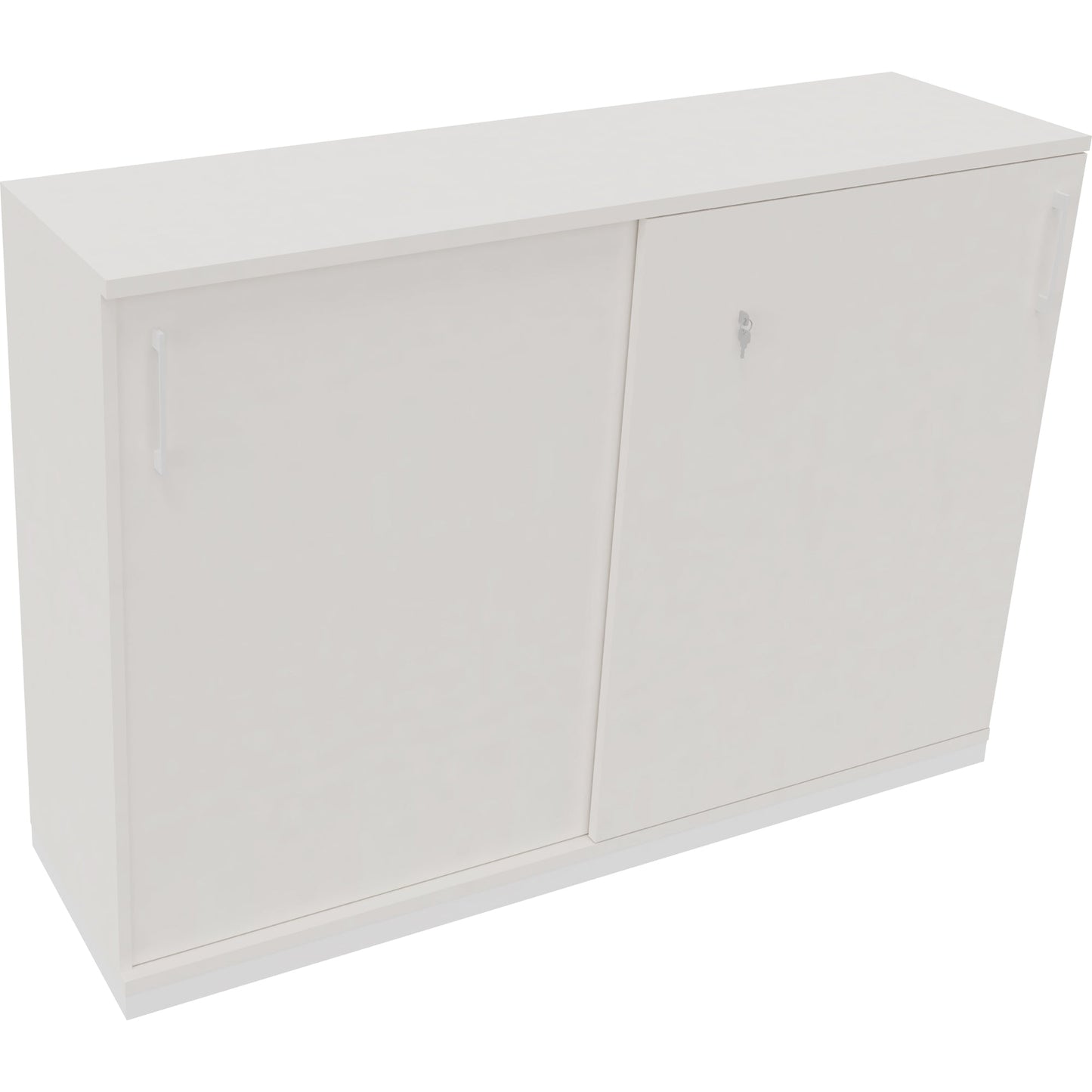 Schiebetürenschrank endless 1.600 x 1.133 x 442 mm (B x H x T) 4 Fachböden Holz diamantweiß
