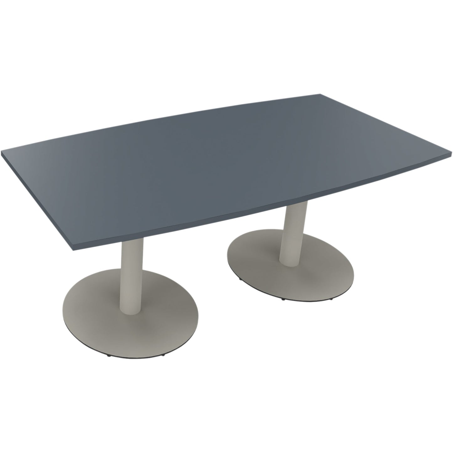 Konferenztisch communication 1.800 x 720 x 800/900 mm (B x H x T) Holz Farbe der Tischplatte: lavagrau