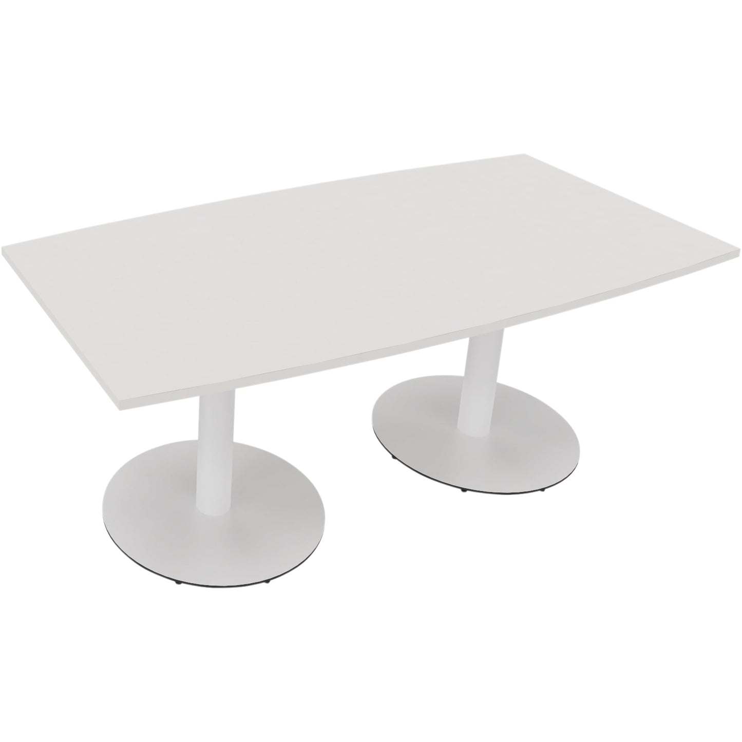 Konferenztisch communication 1.800 x 720 x 800/900 mm (B x H x T) Holz Farbe der Tischplatte: diamantweiß