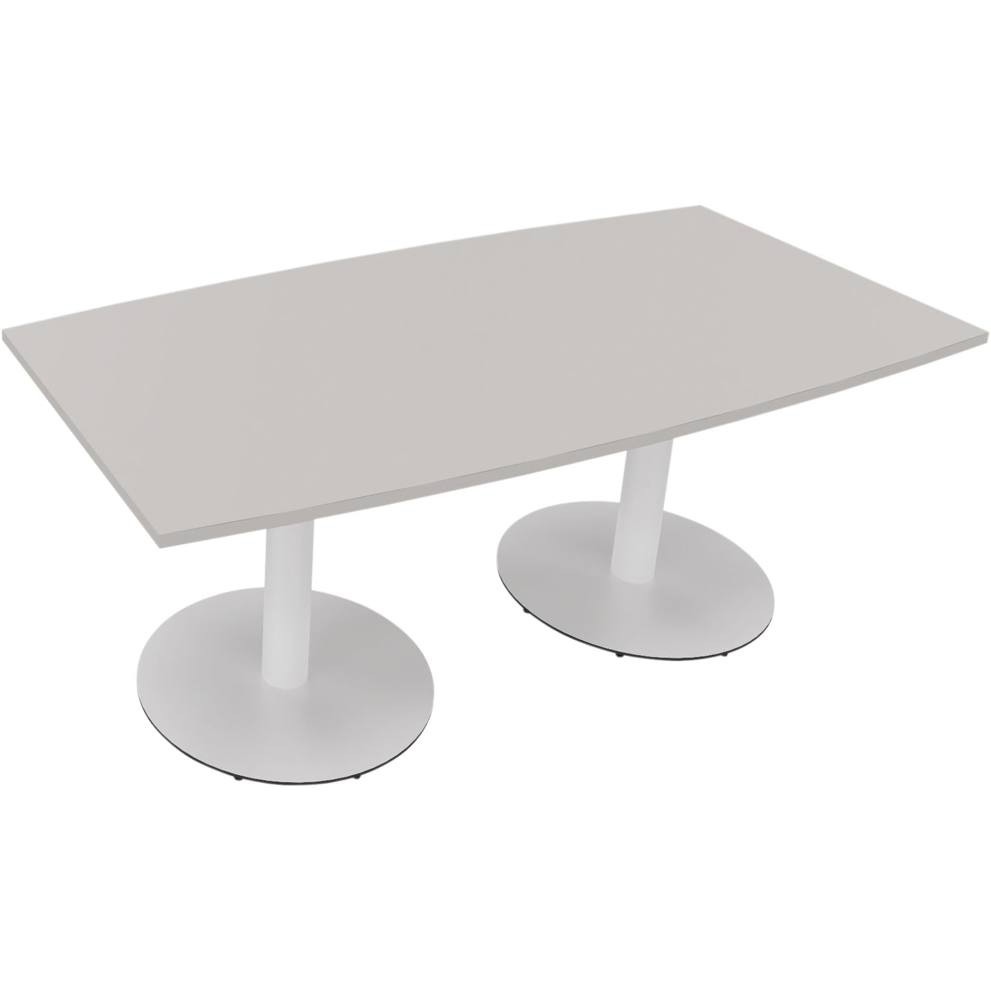 Konferenztisch communication 1.800 x 720 x 800/900 mm (B x H x T) Holz Farbe der Tischplatte: lichtgrau