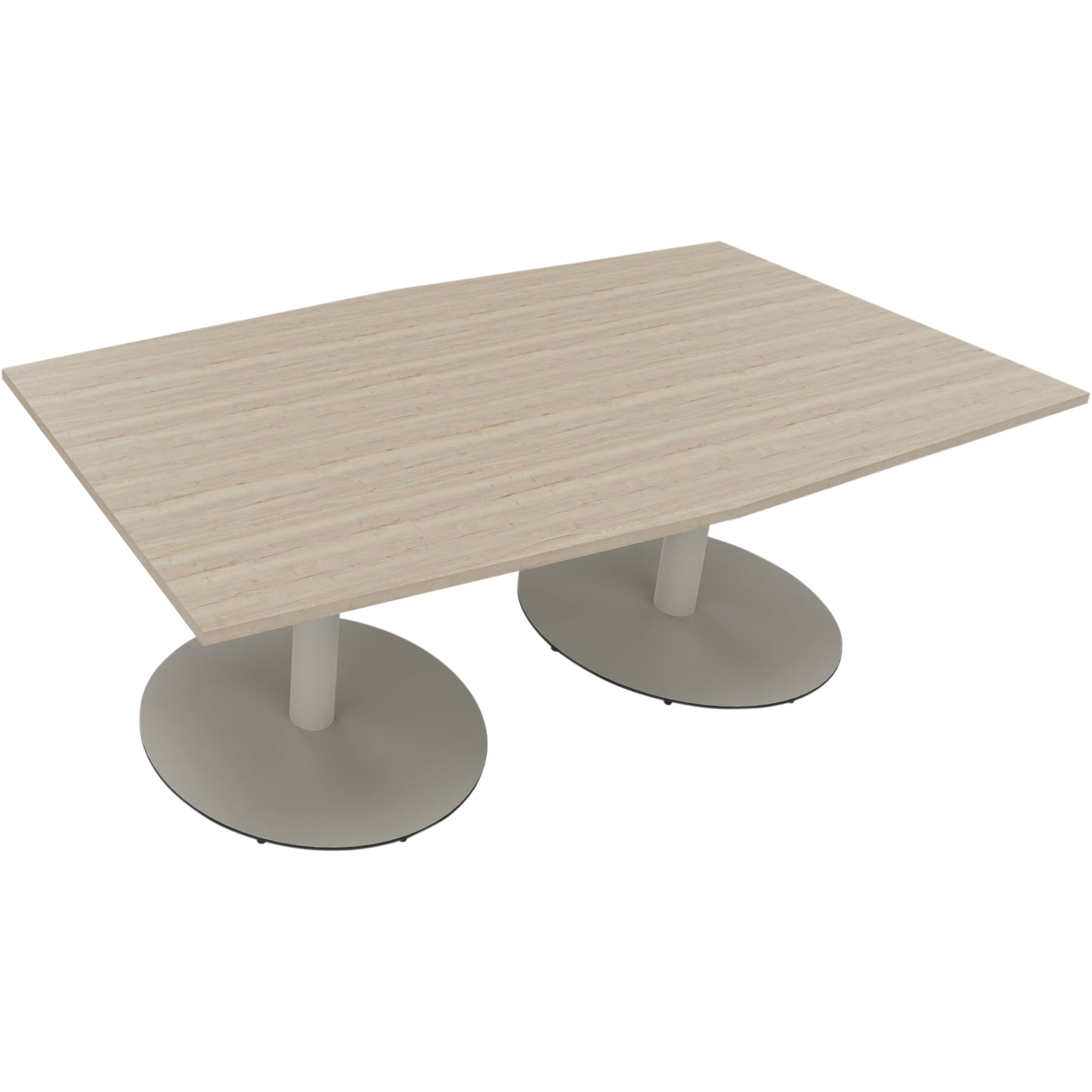 Konferenztisch communication 2.000 x 720 x 1.000/1.100 mm (B x H x T) Holz Farbe der Tischplatte: eiche natur