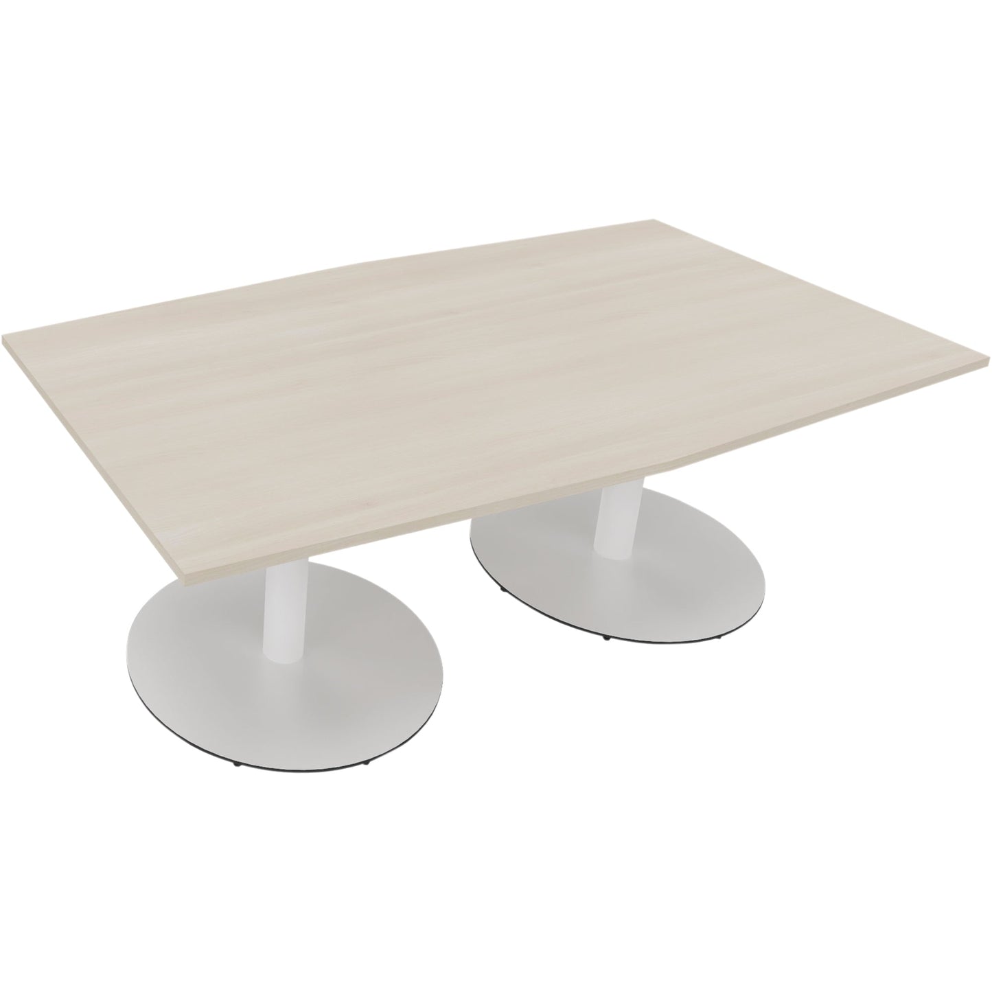 Konferenztisch communication 2.000 x 720 x 1.000/1.100 mm (B x H x T) Holz Farbe der Tischplatte: akazie hell