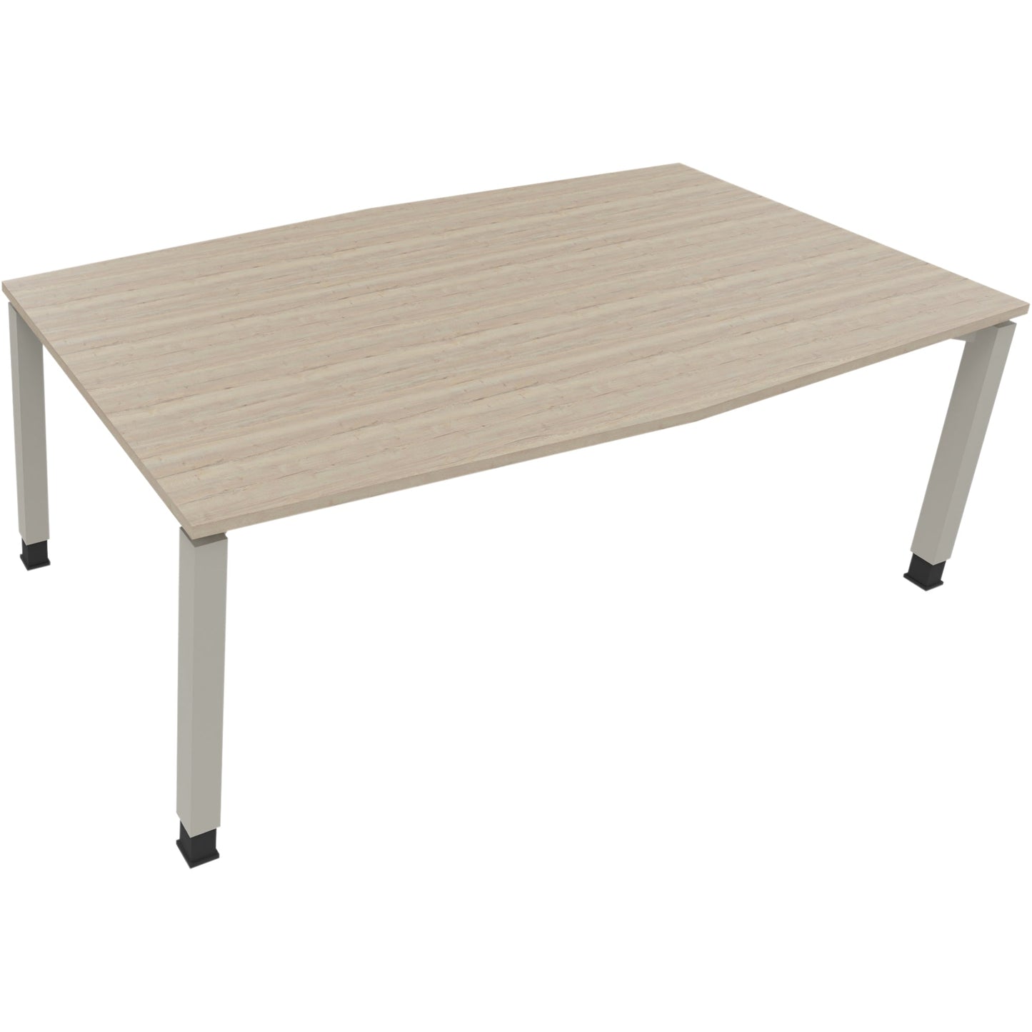 Konferenztisch communication 2.000 x 680-820 x 1.000/1.100 mm (B x H x T) Holz Farbe der Tischplatte: eiche natur