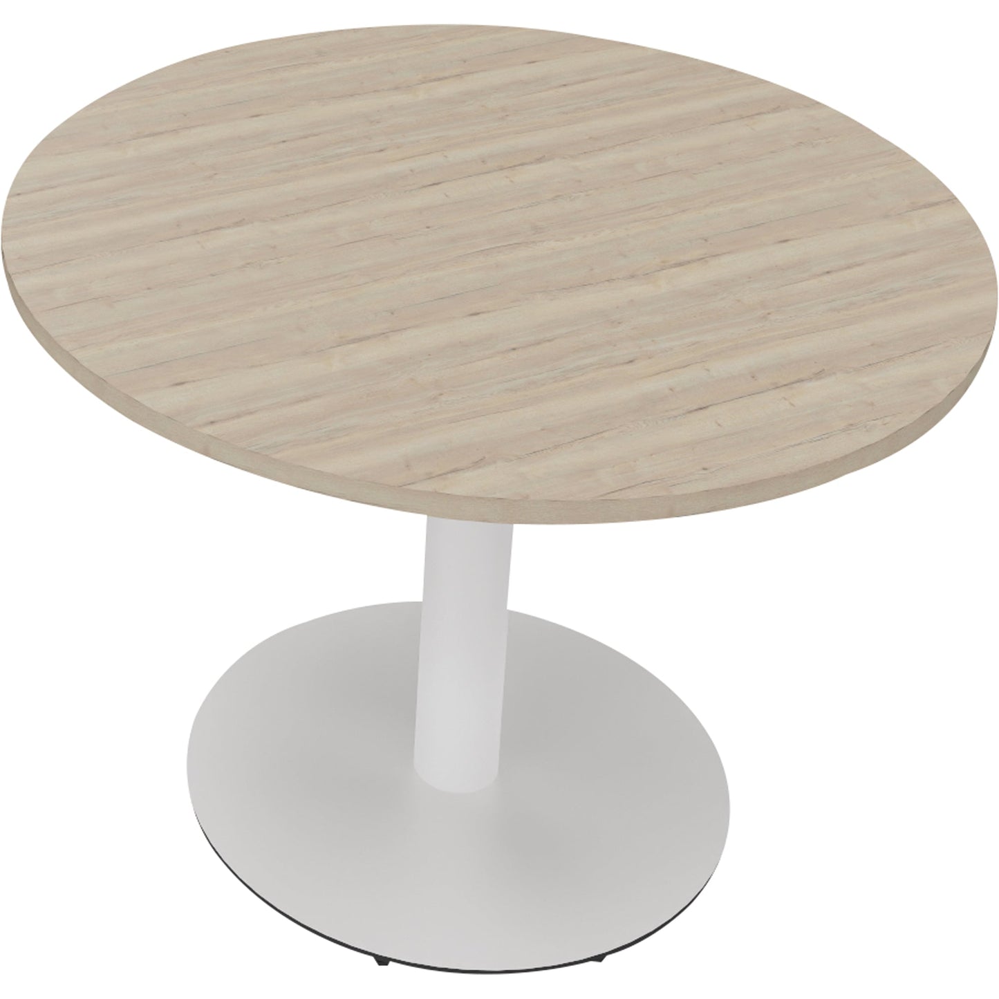 Konferenztisch communication 1.000 x 720 mm (Ø x H) Holz Farbe der Tischplatte: eiche natur