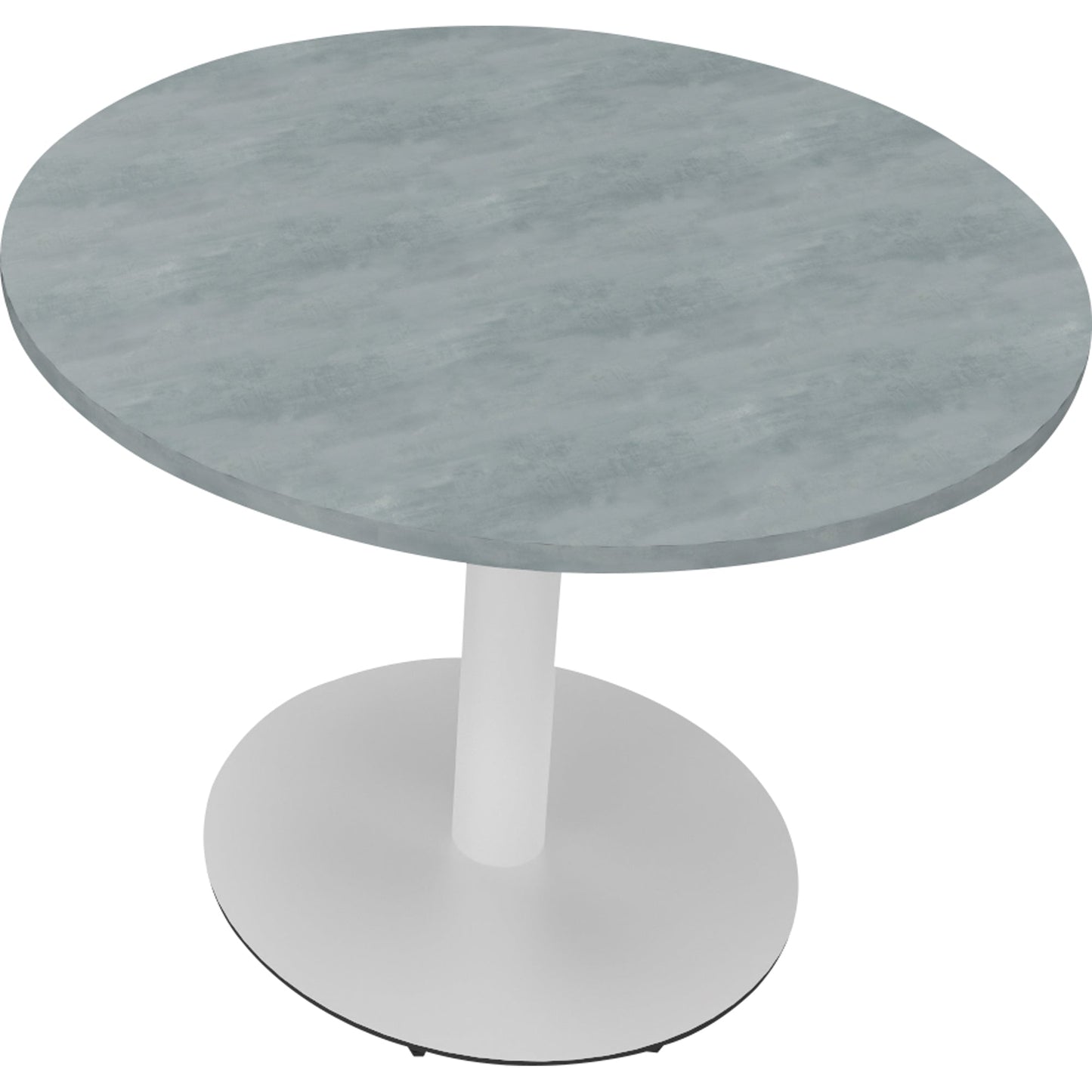 Konferenztisch communication 1.000 x 720 mm (Ø x H) Holz Farbe der Tischplatte: beton hell