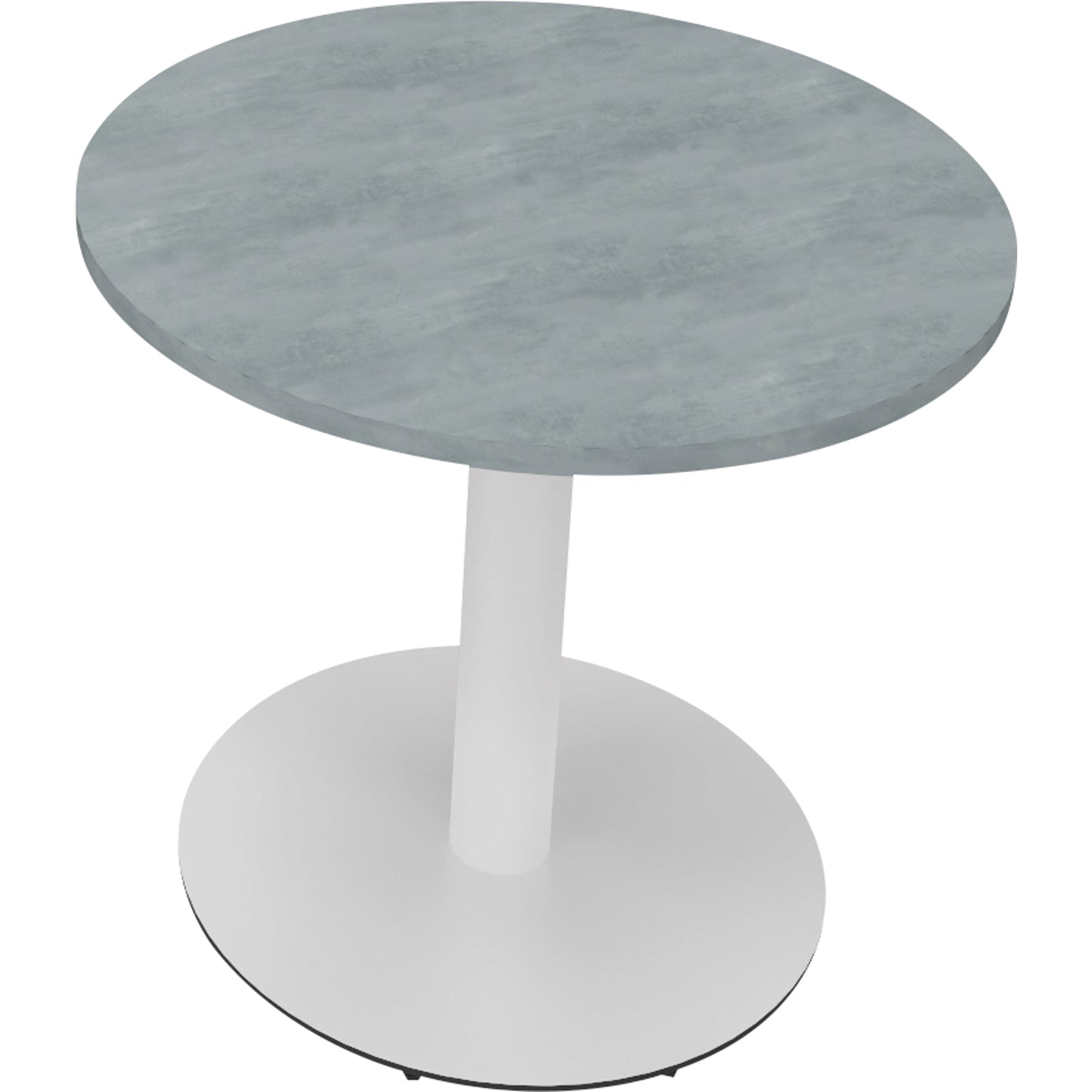 Konferenztisch communication 800 x 720 mm (Ø x H) Holz Farbe der Tischplatte: beton hell